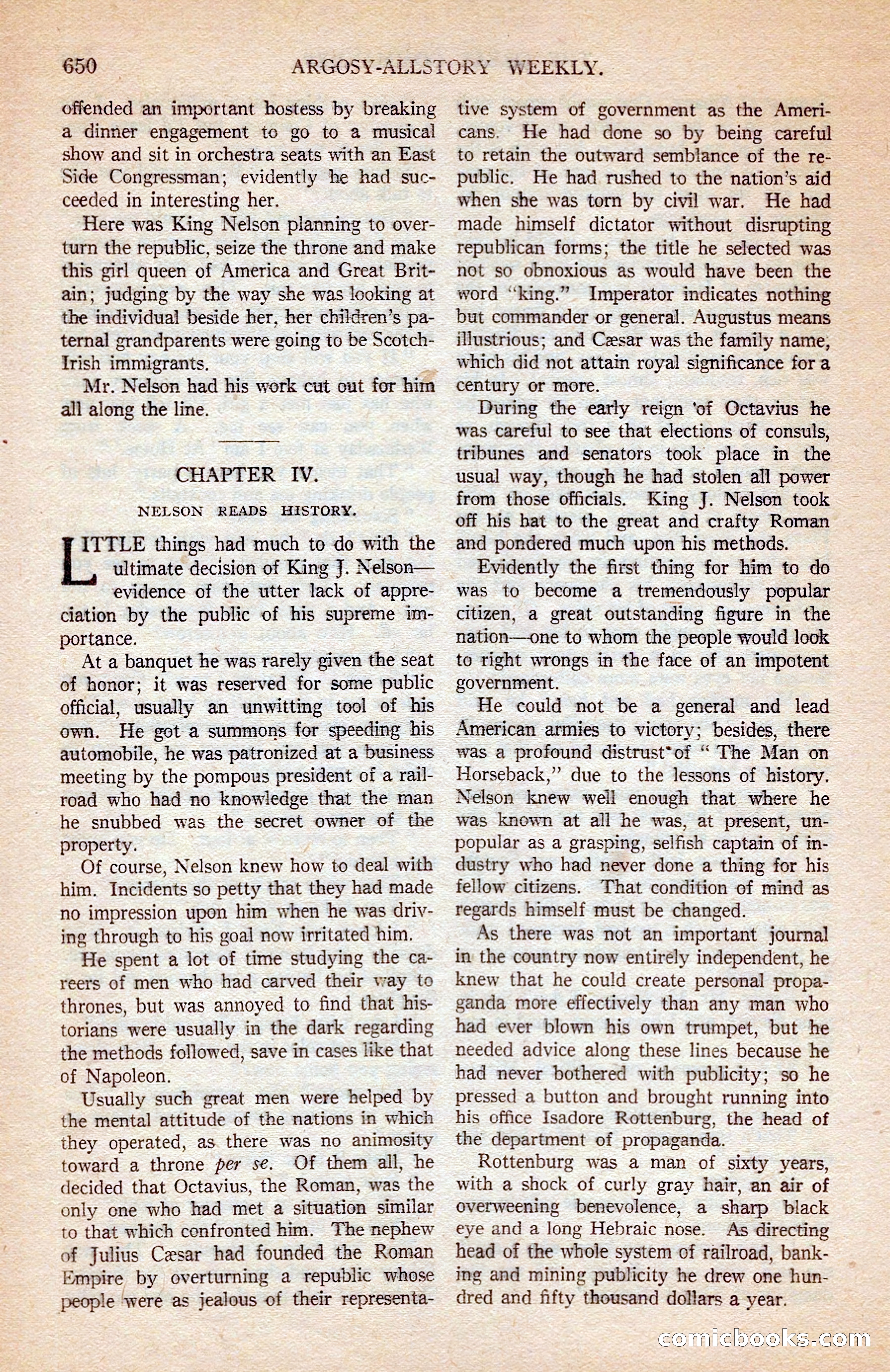 Argosy All-Story Weekly — page 20 of 172