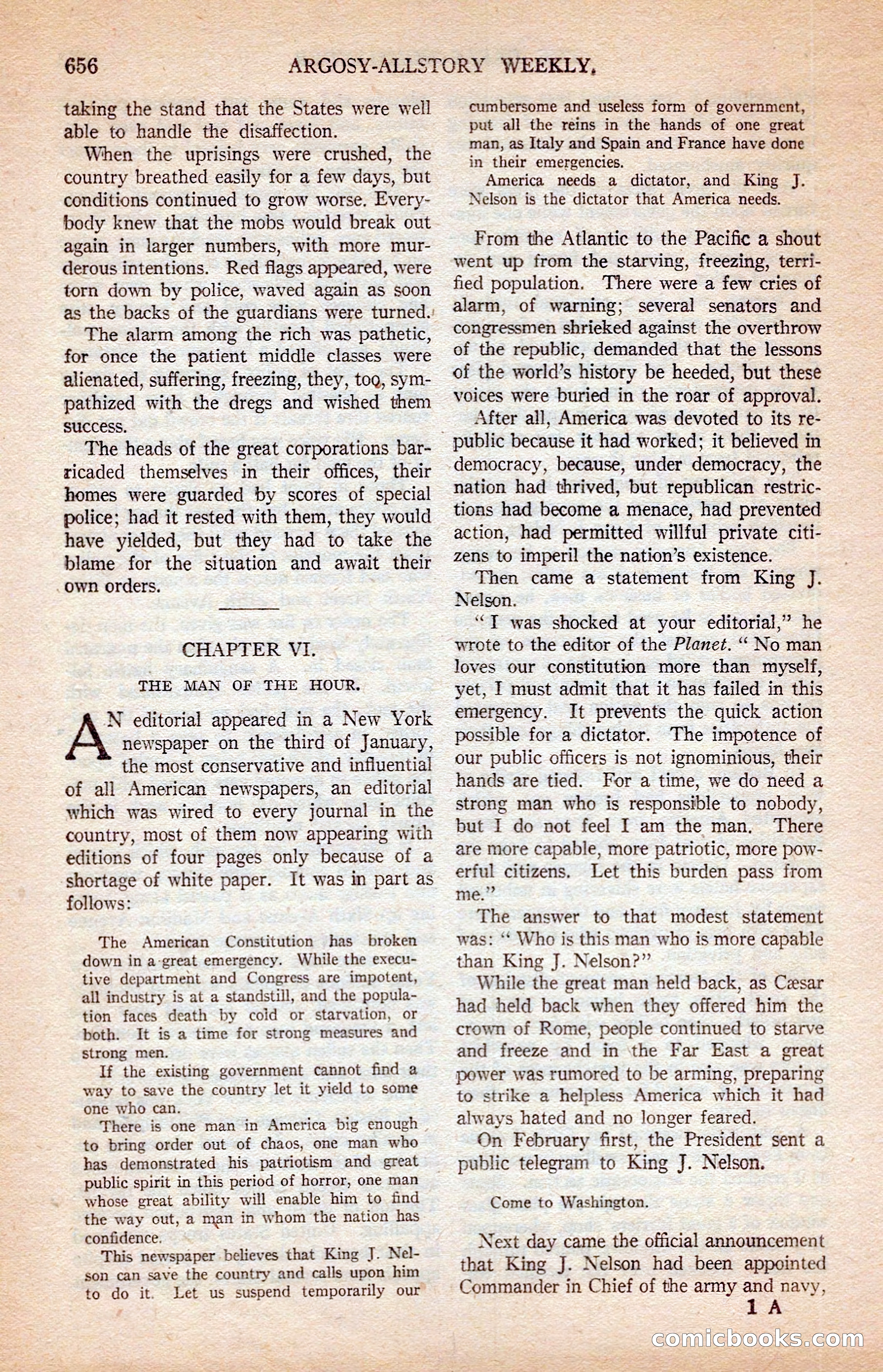 Argosy All-Story Weekly — page 26 of 172