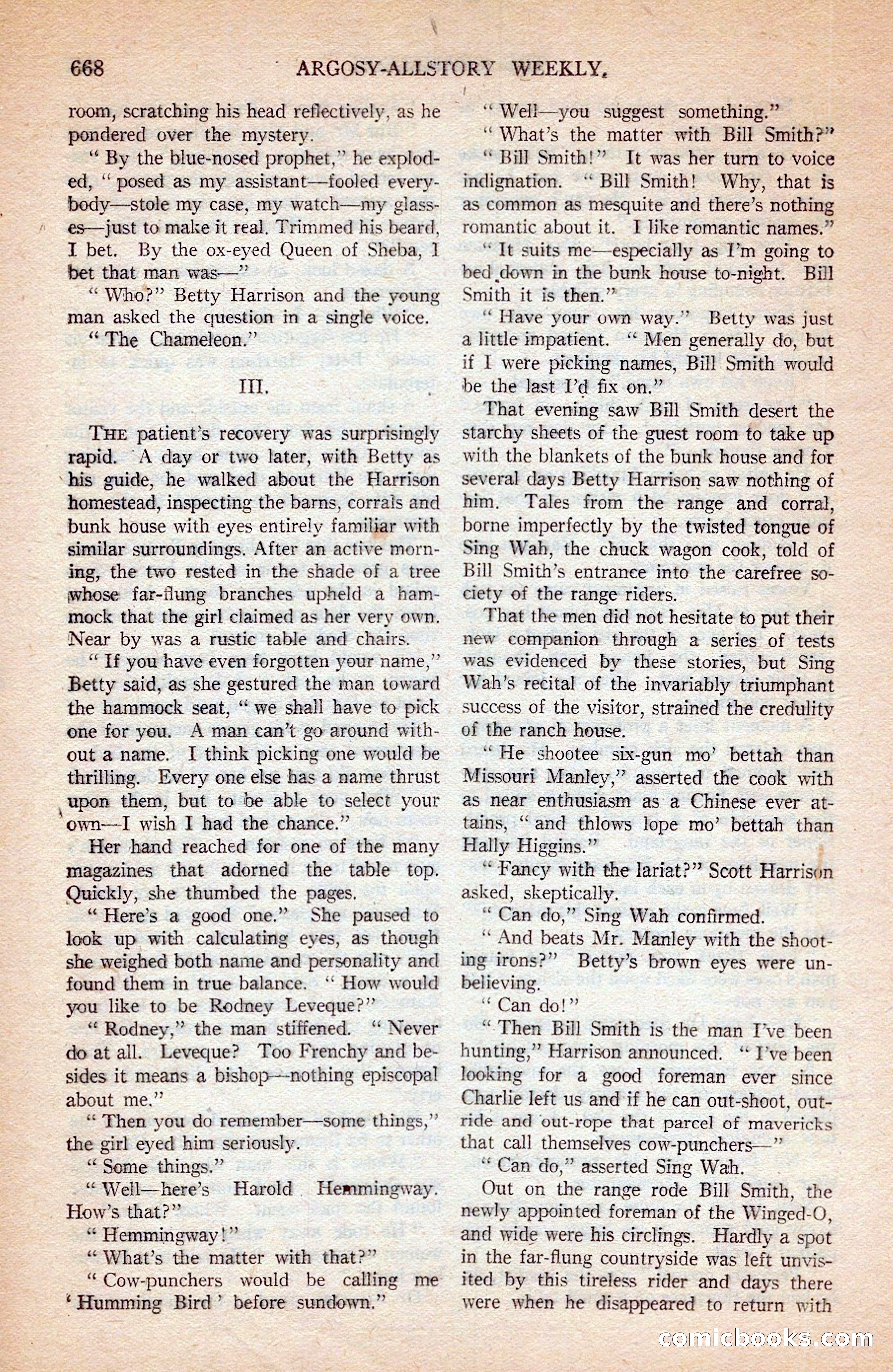 Argosy All-Story Weekly — page 38 of 172