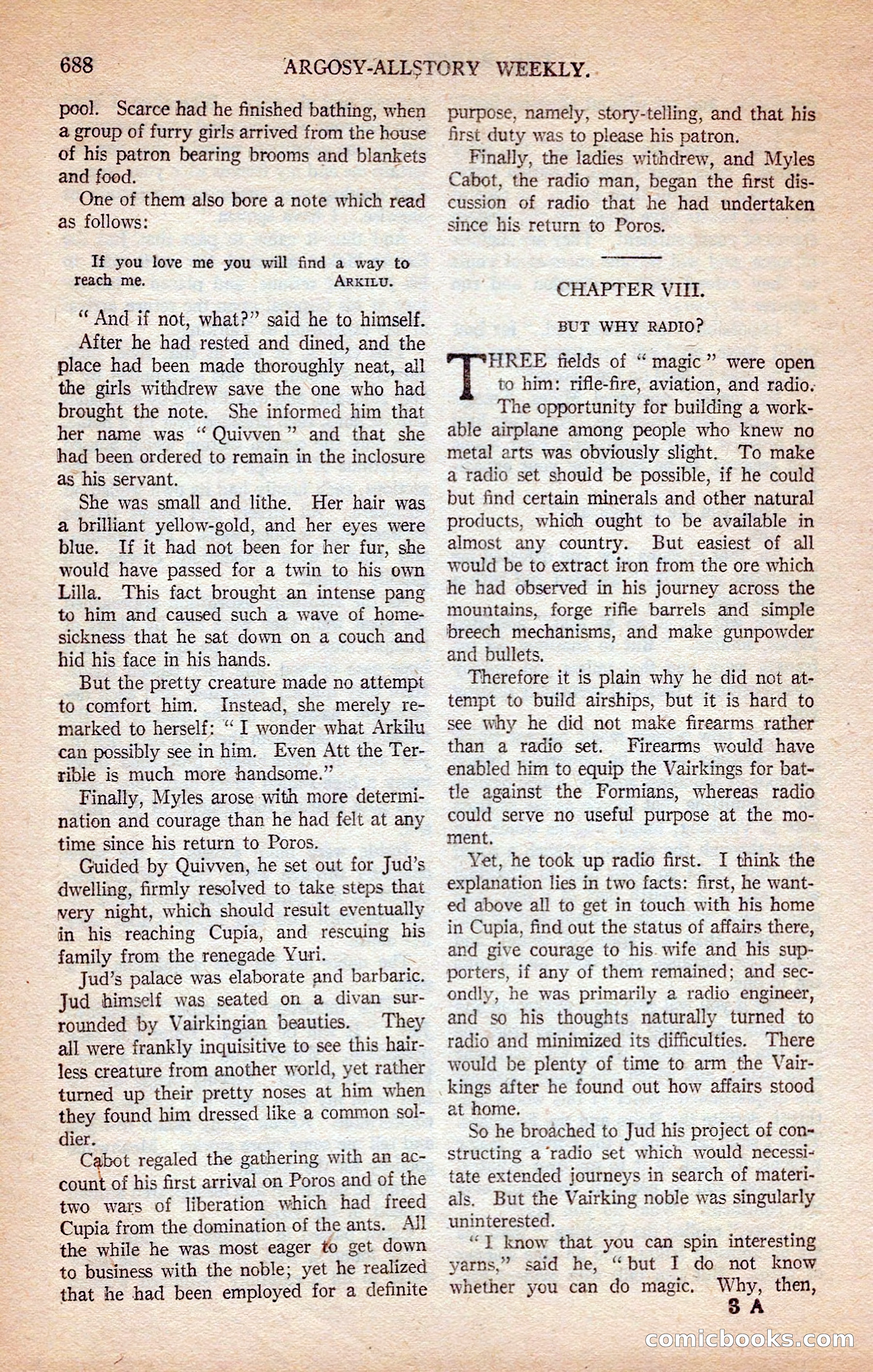 Argosy All-Story Weekly — page 58 of 172
