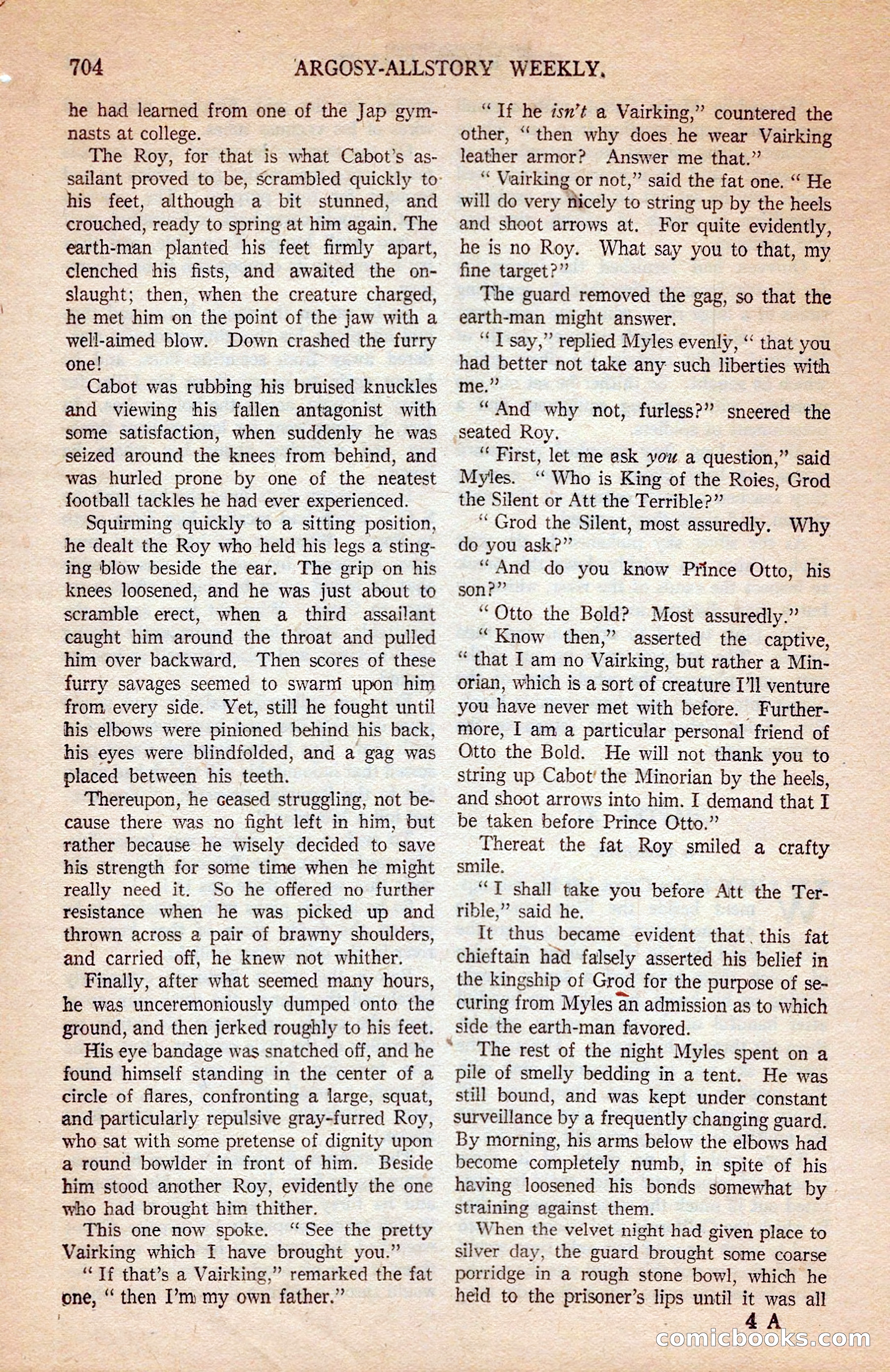 Argosy All-Story Weekly — page 74 of 172