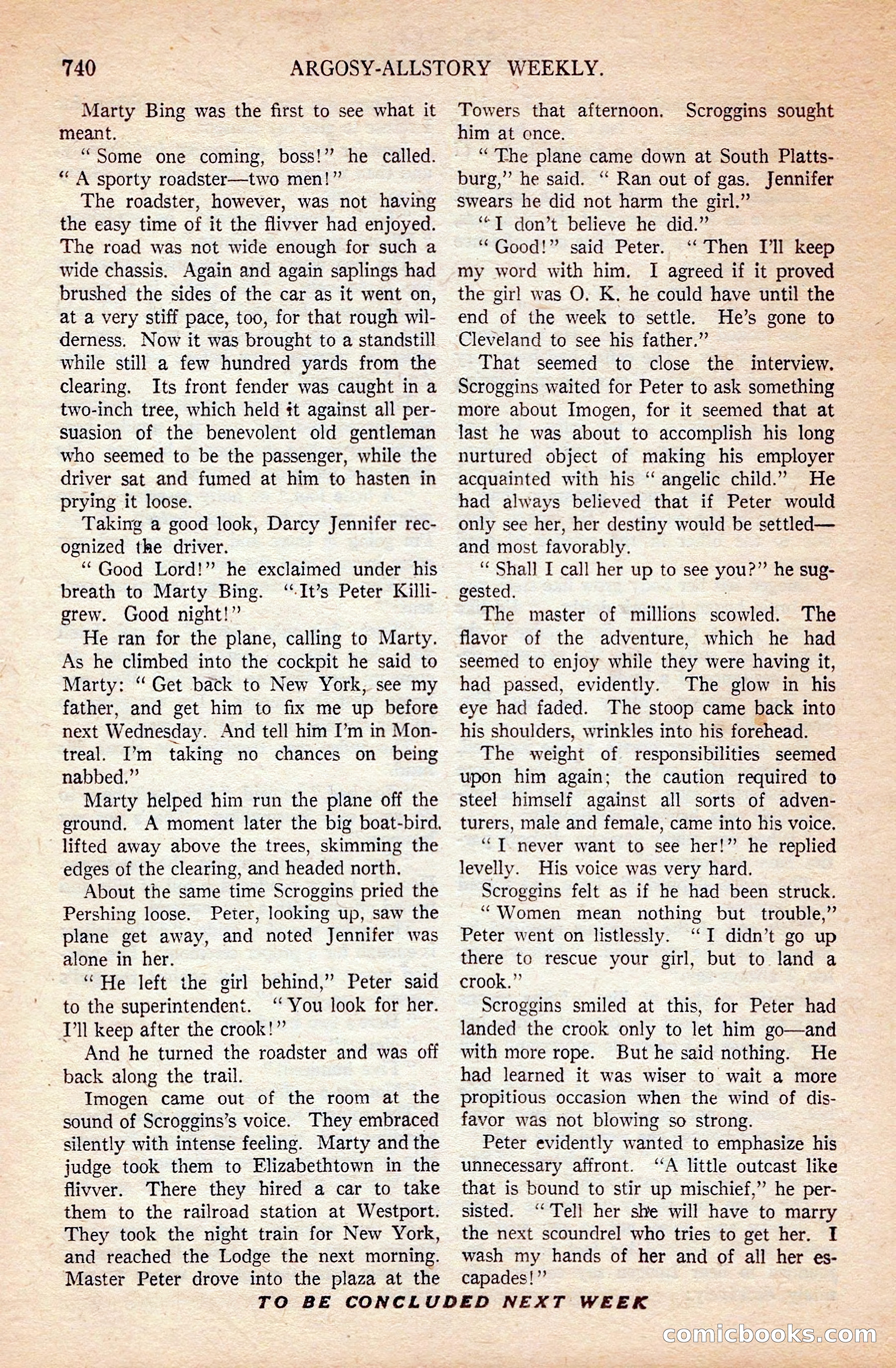 Argosy All-Story Weekly — page 110 of 172