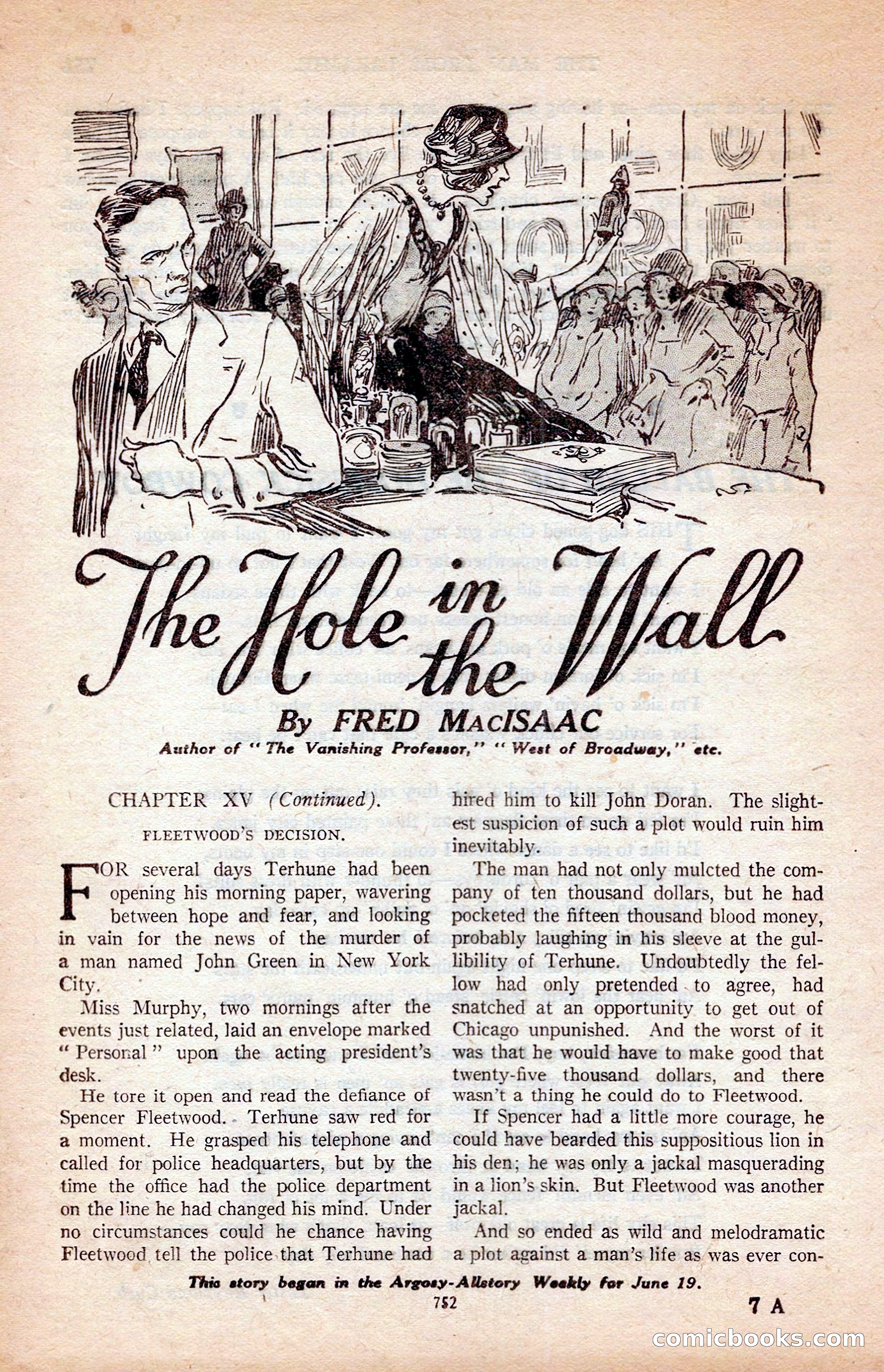 Argosy All-Story Weekly — page 122 of 172
