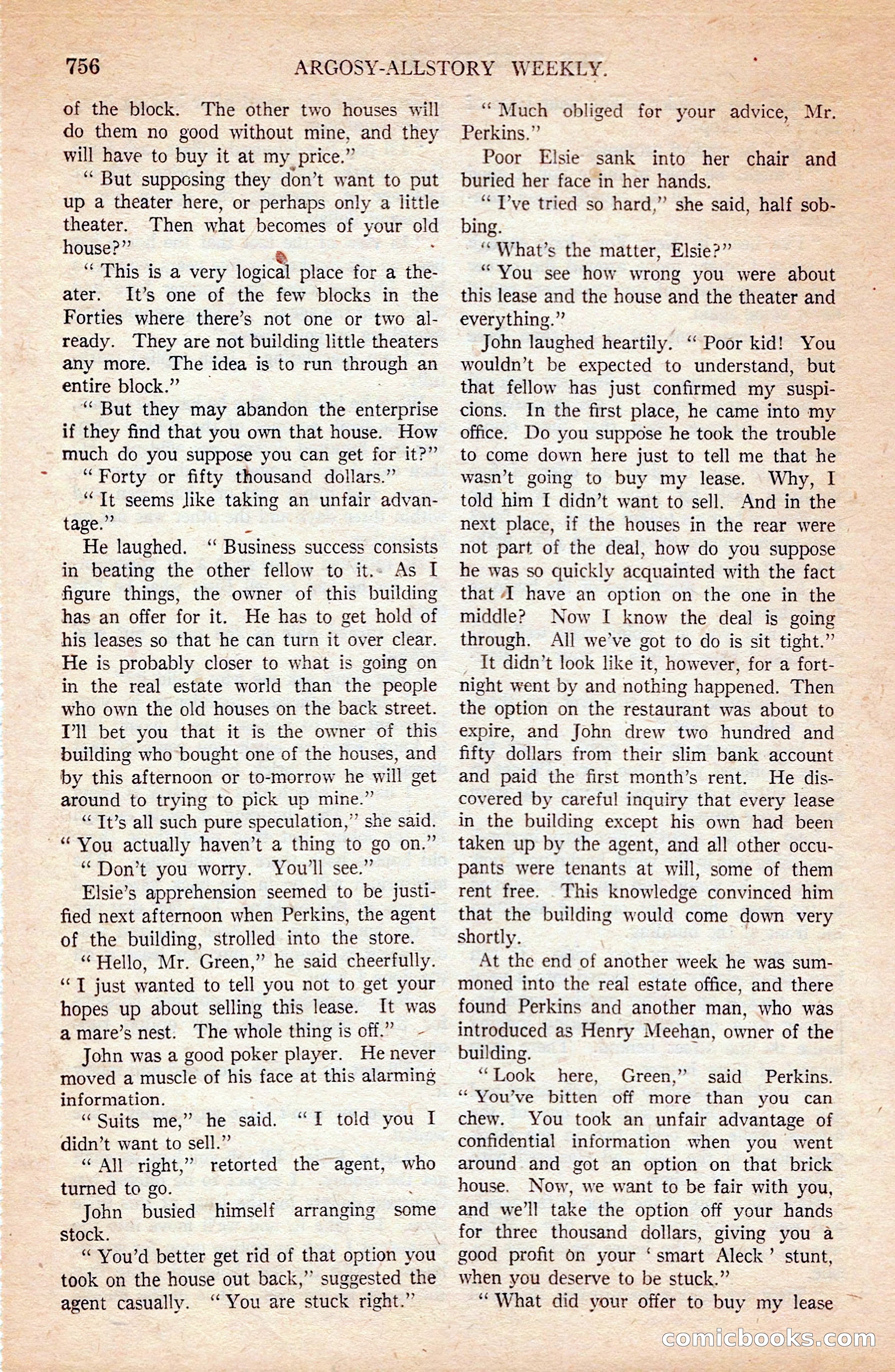 Argosy All-Story Weekly — page 126 of 172
