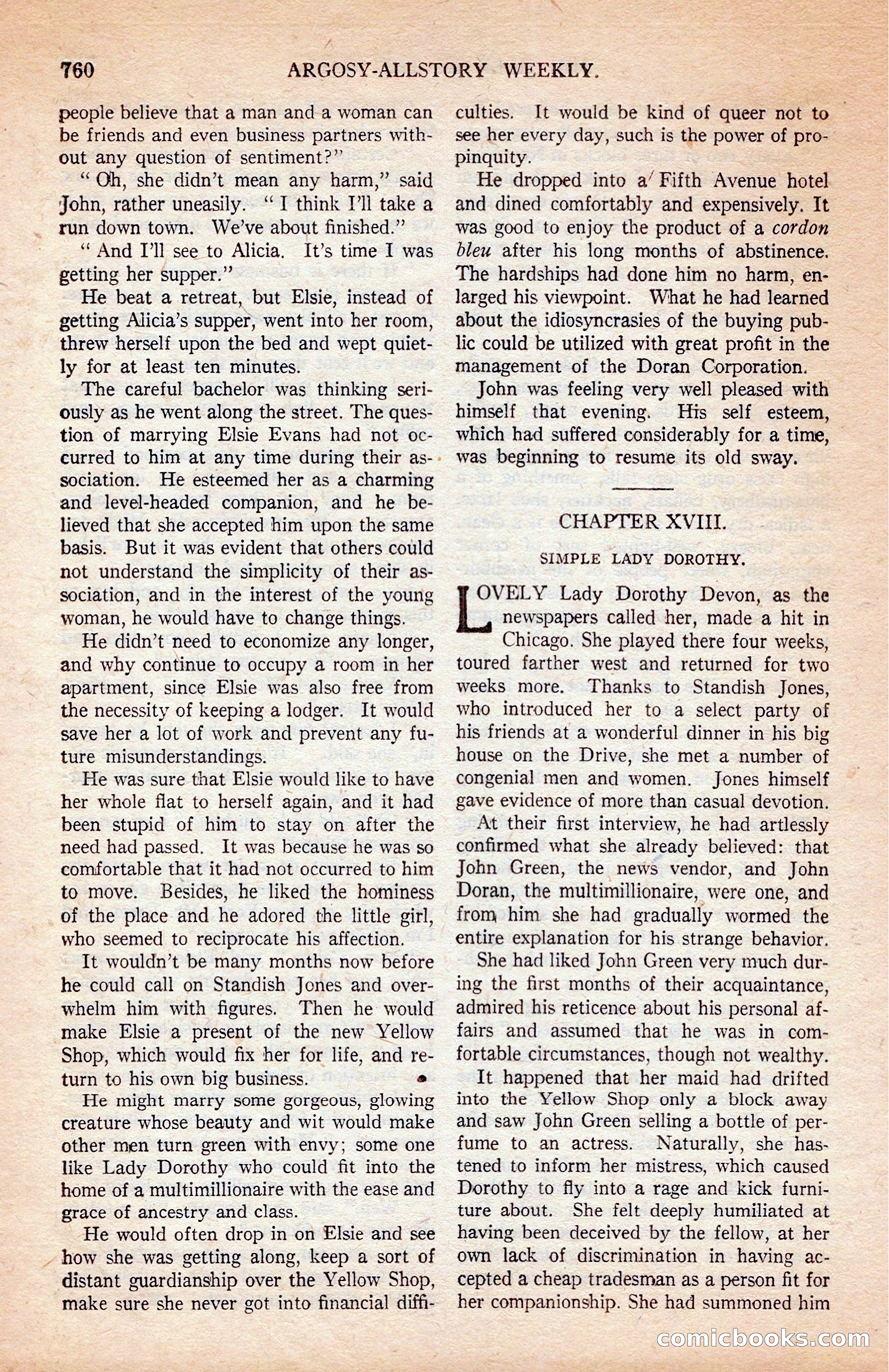 Argosy All-Story Weekly — page 130 of 172