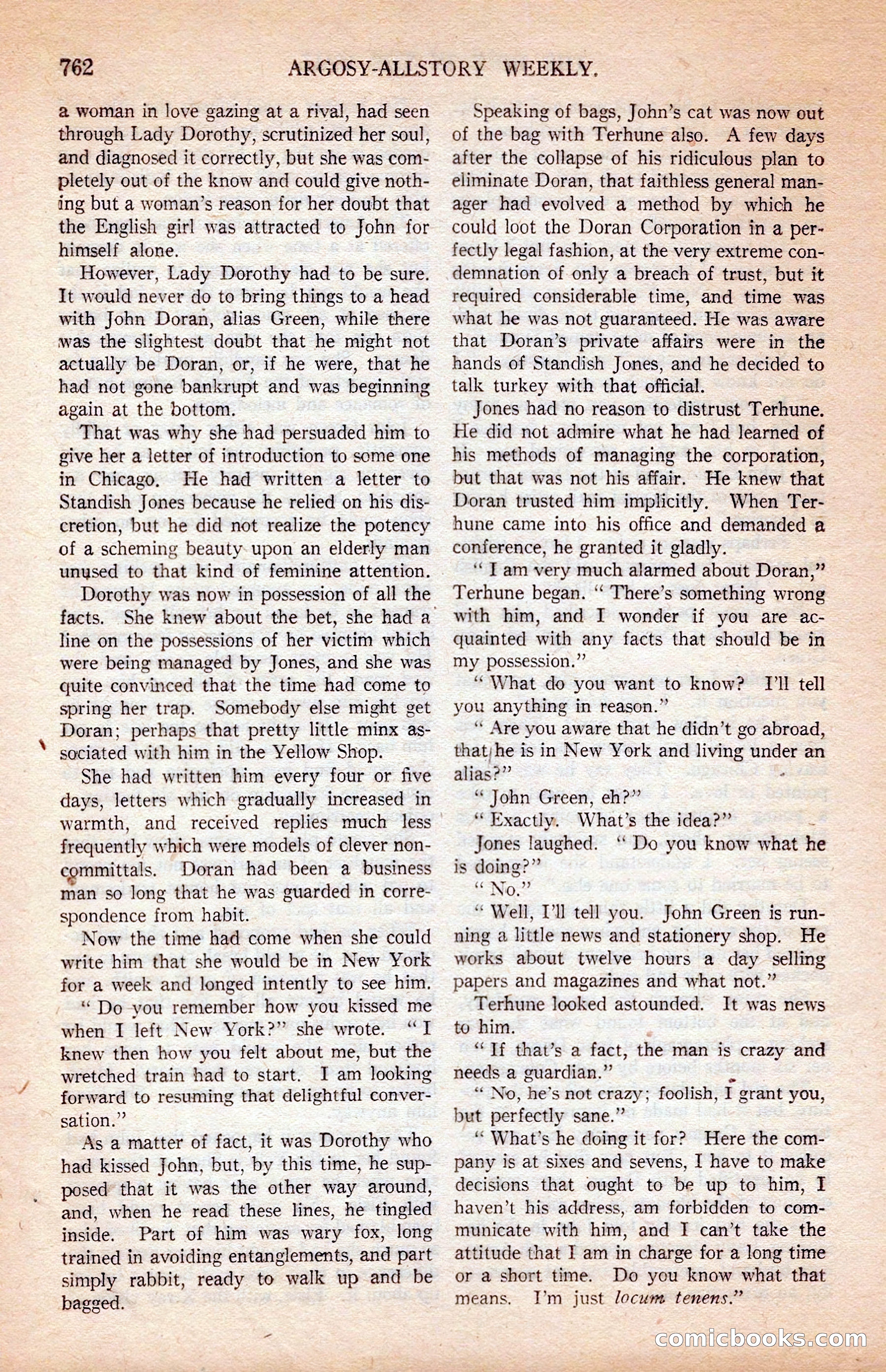 Argosy All-Story Weekly — page 132 of 172