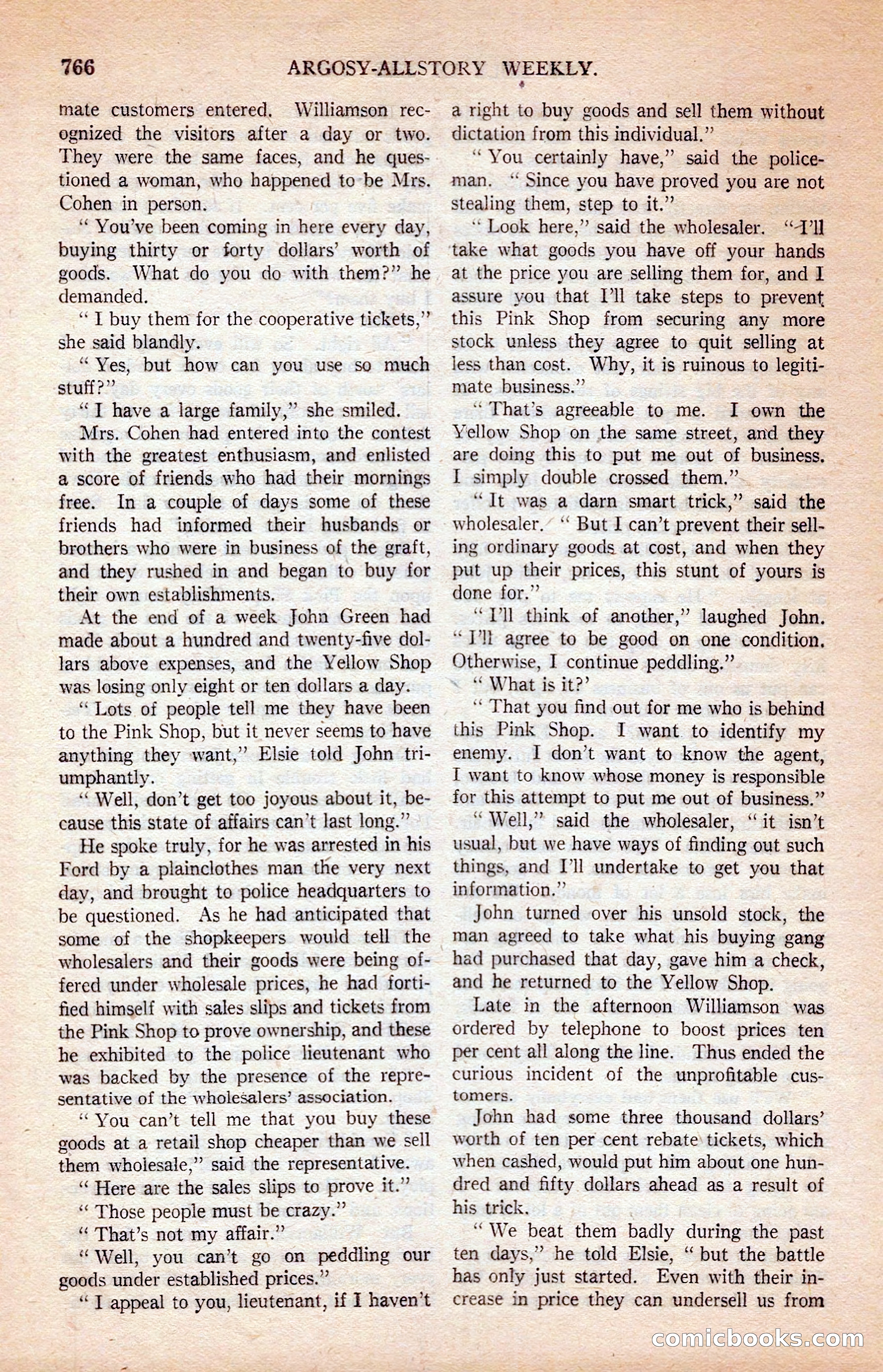 Argosy All-Story Weekly — page 136 of 172