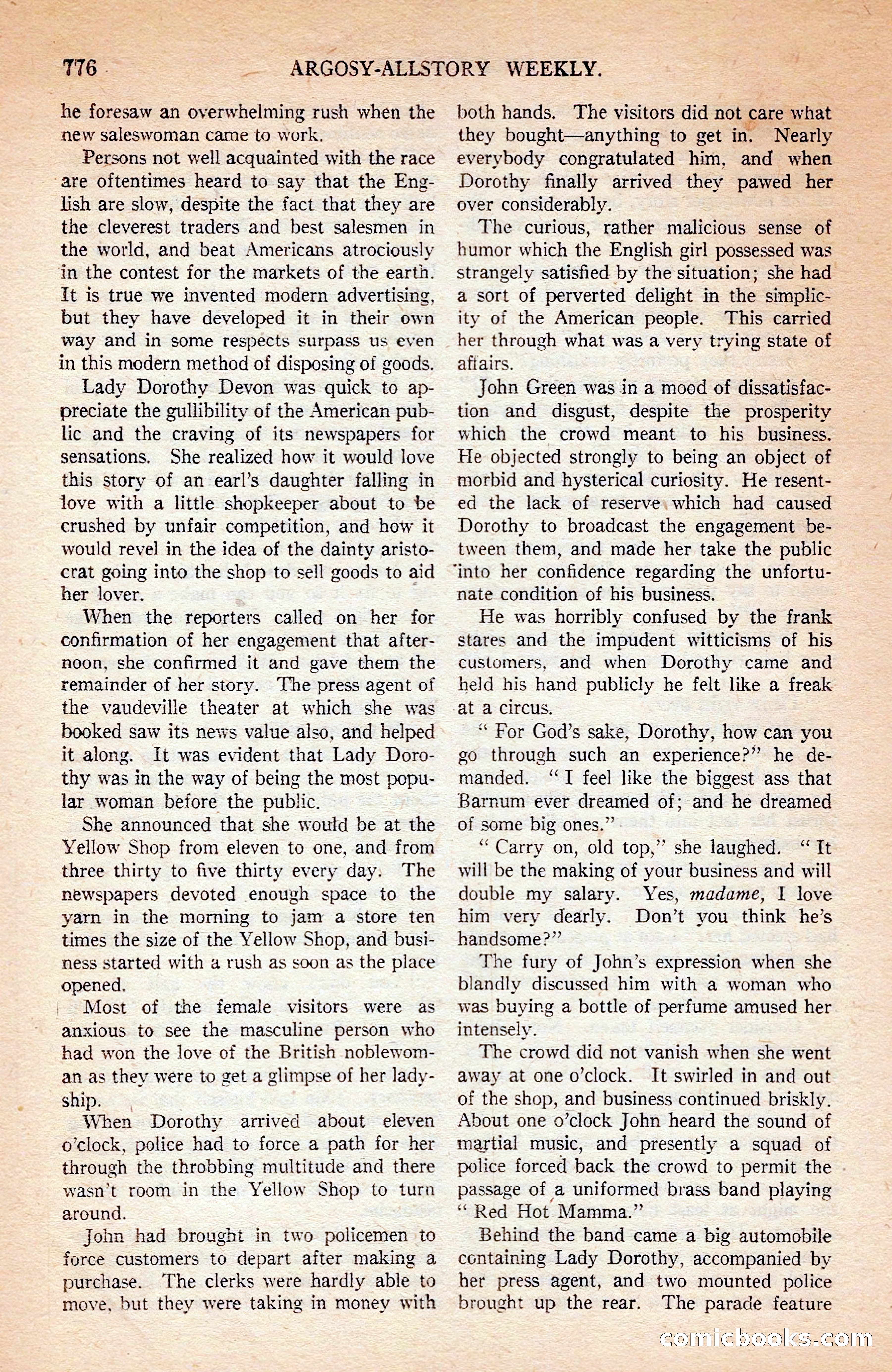 Argosy All-Story Weekly — page 146 of 172