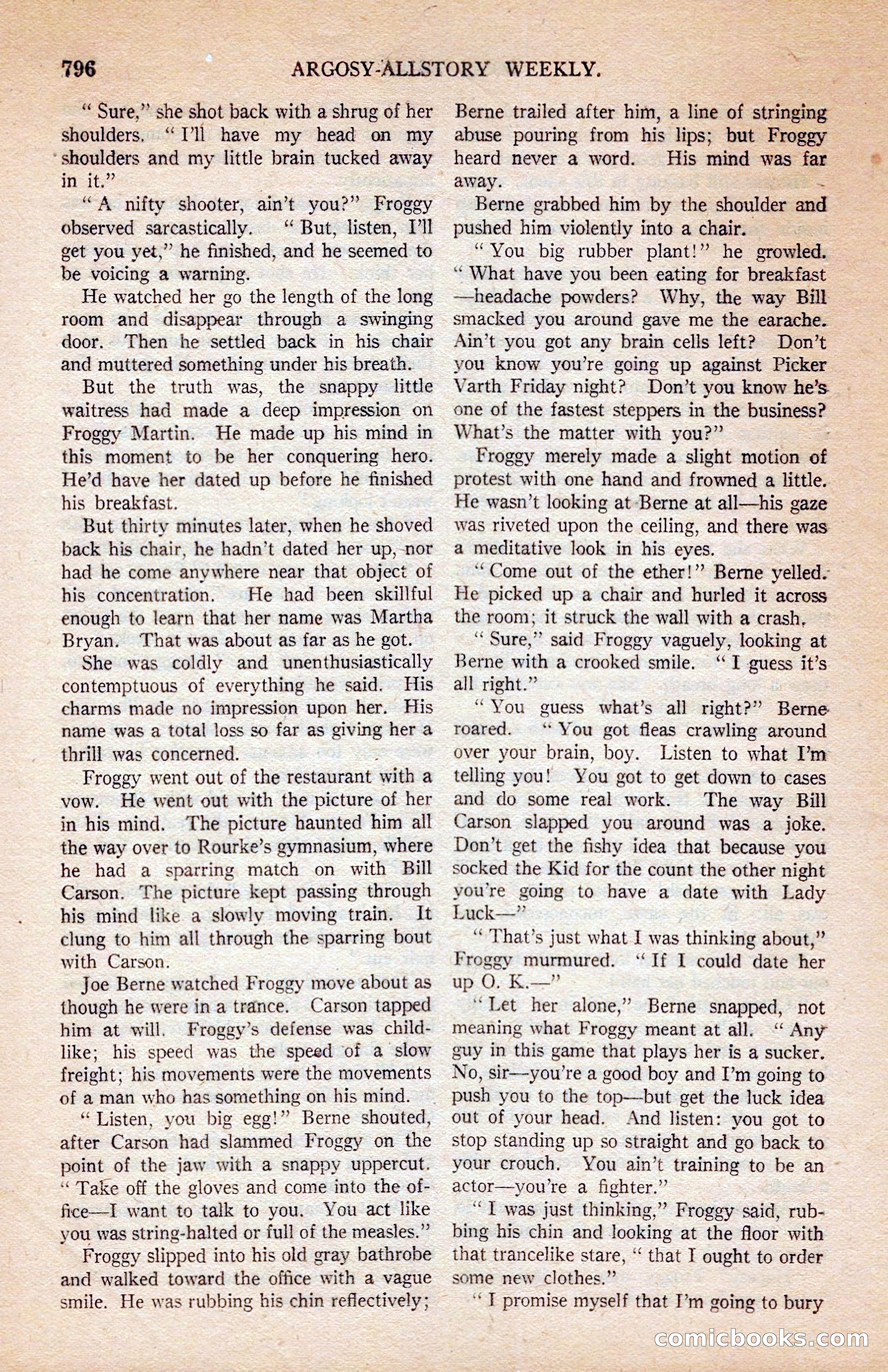 Argosy All-Story Weekly — page 166 of 172