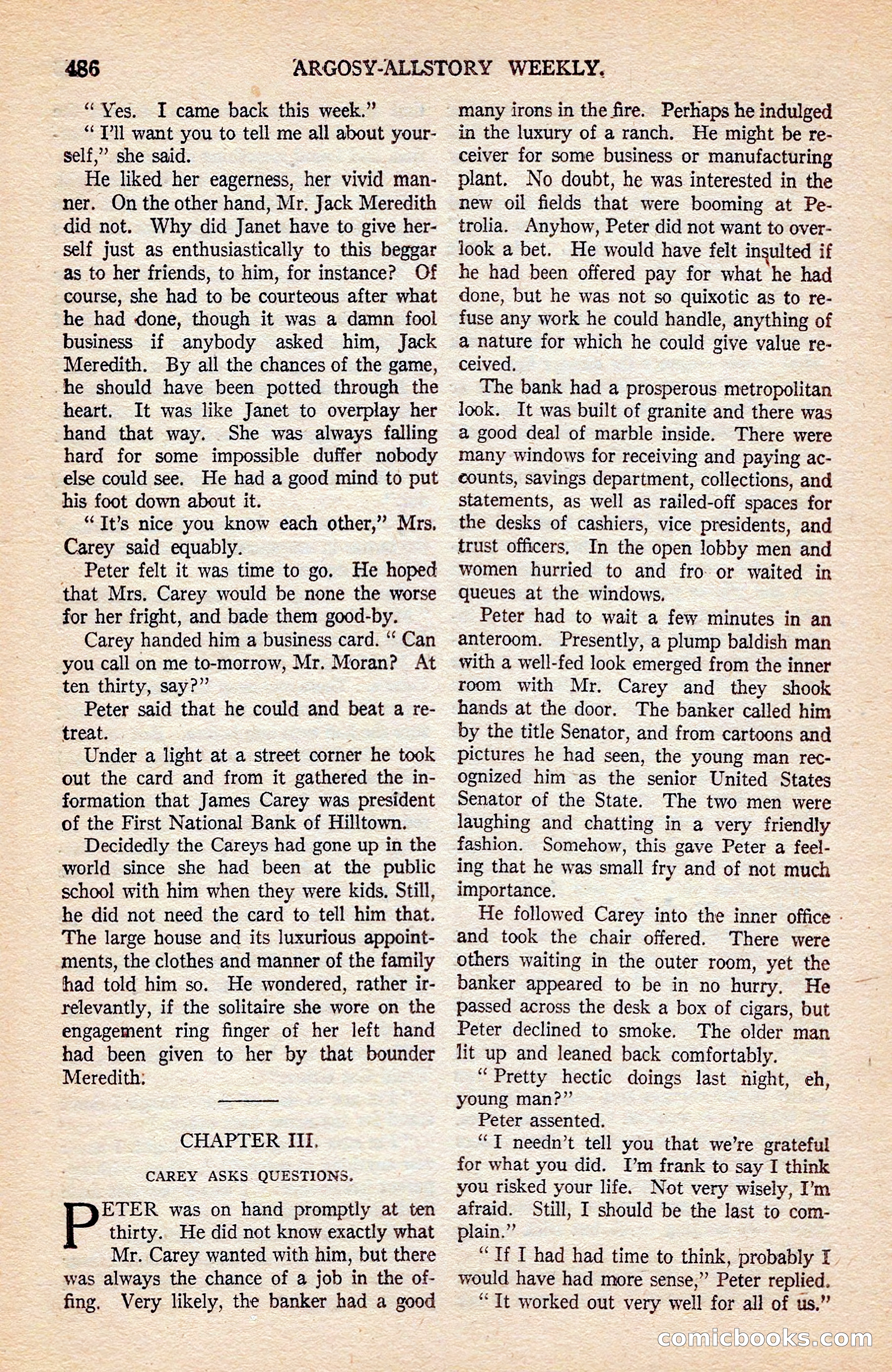 Argosy All-Story Weekly — page 16 of 176