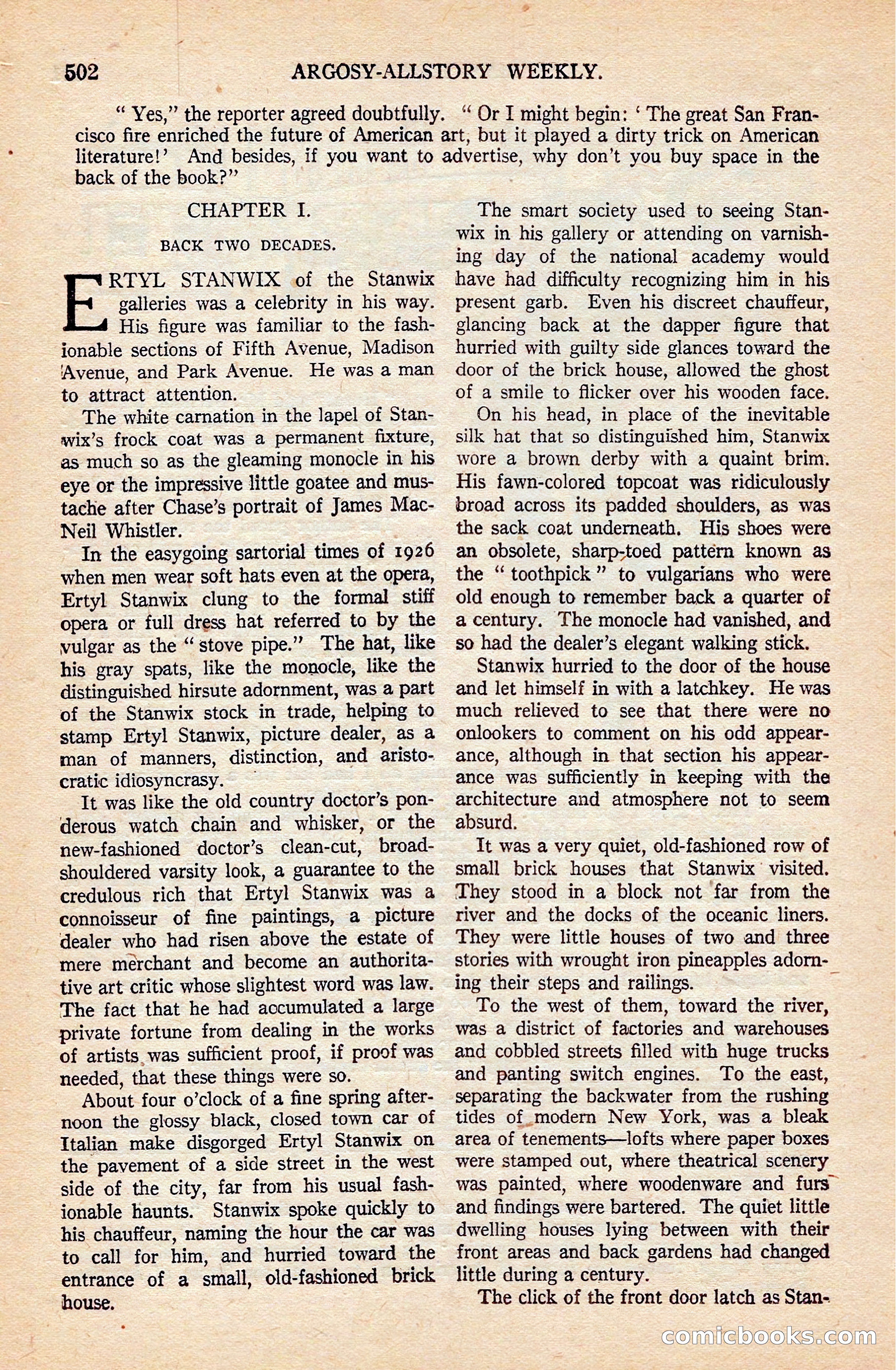 Argosy All-Story Weekly — page 32 of 176