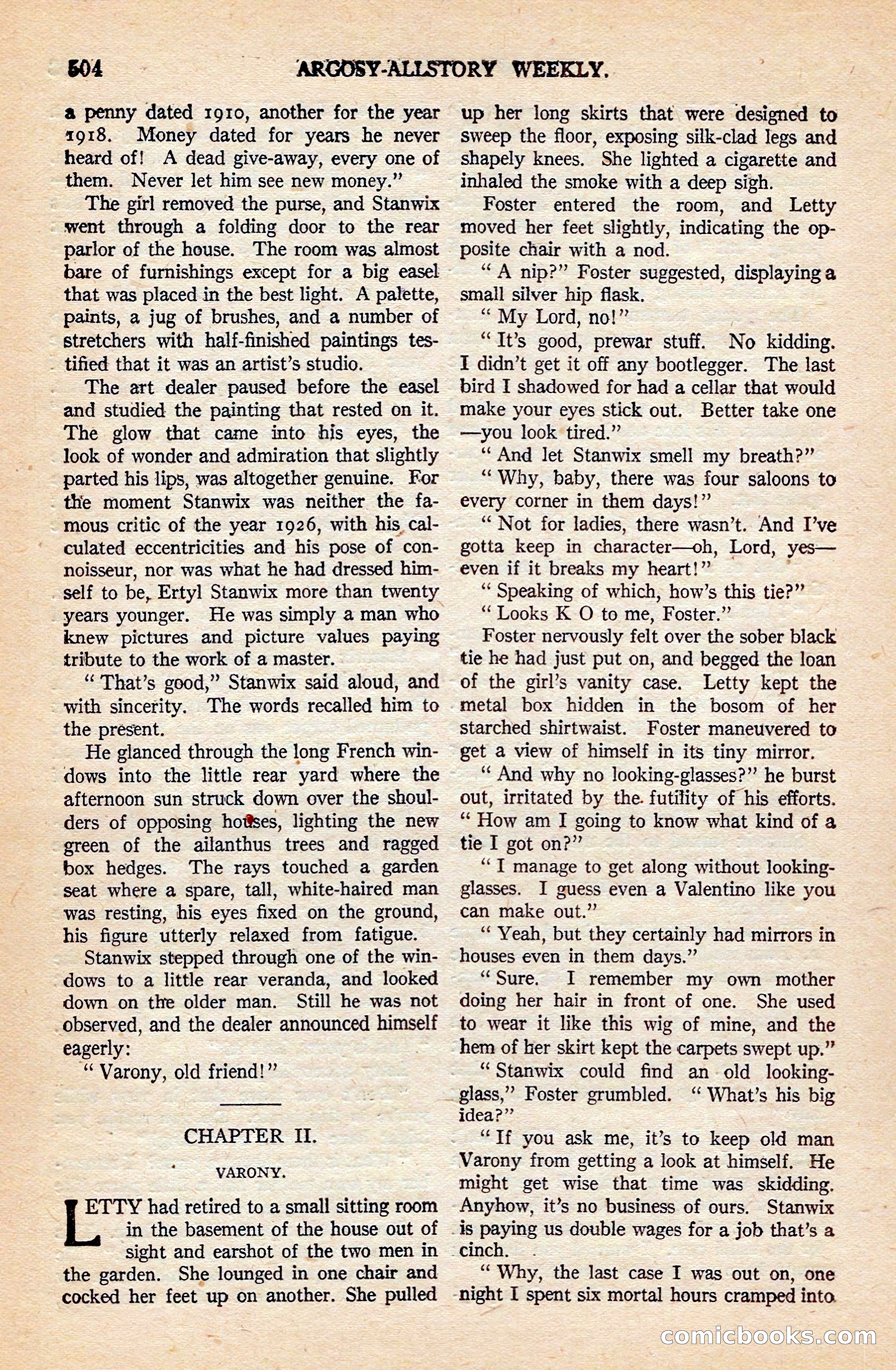 Argosy All-Story Weekly — page 34 of 176