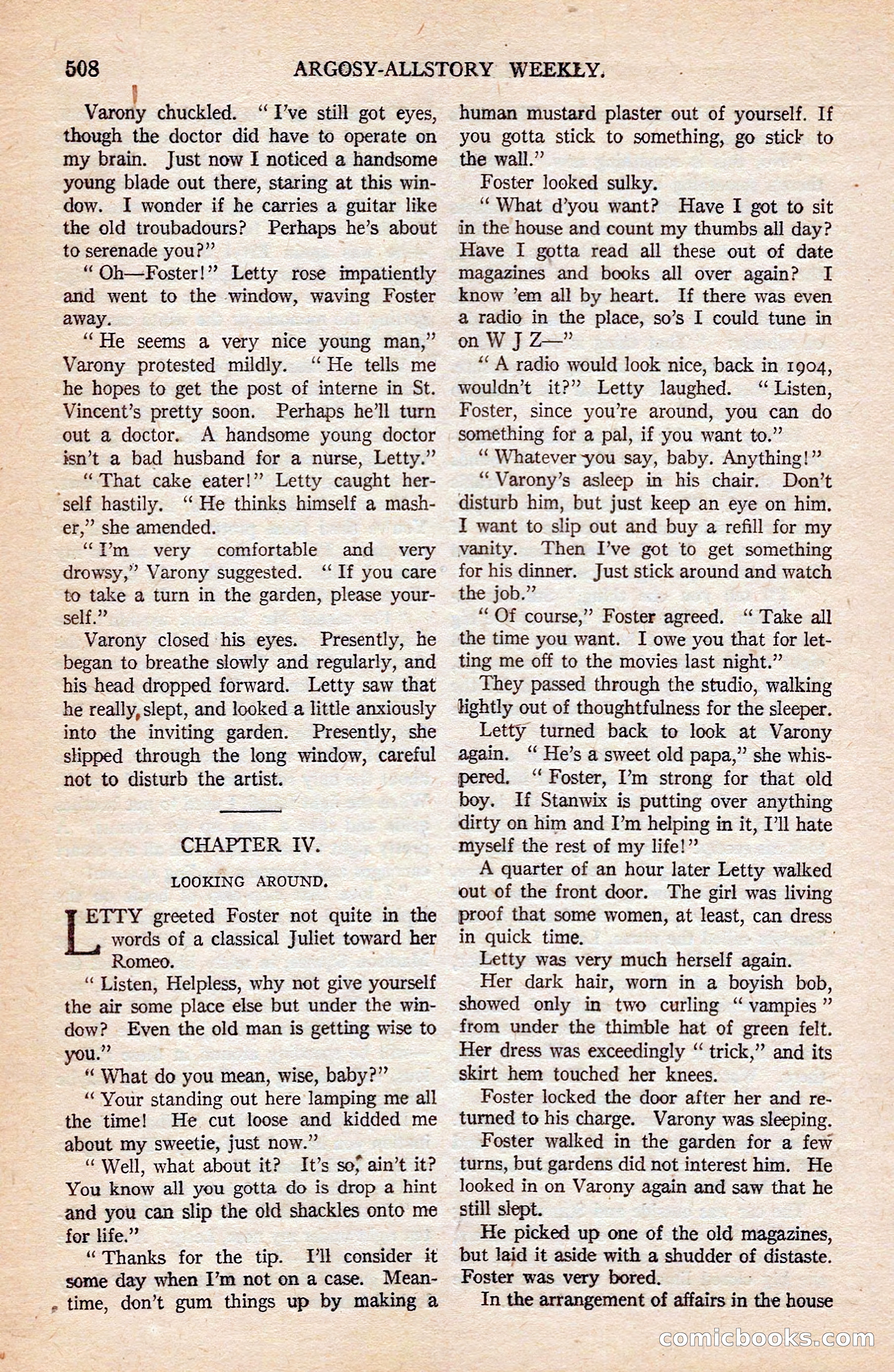 Argosy All-Story Weekly — page 38 of 176