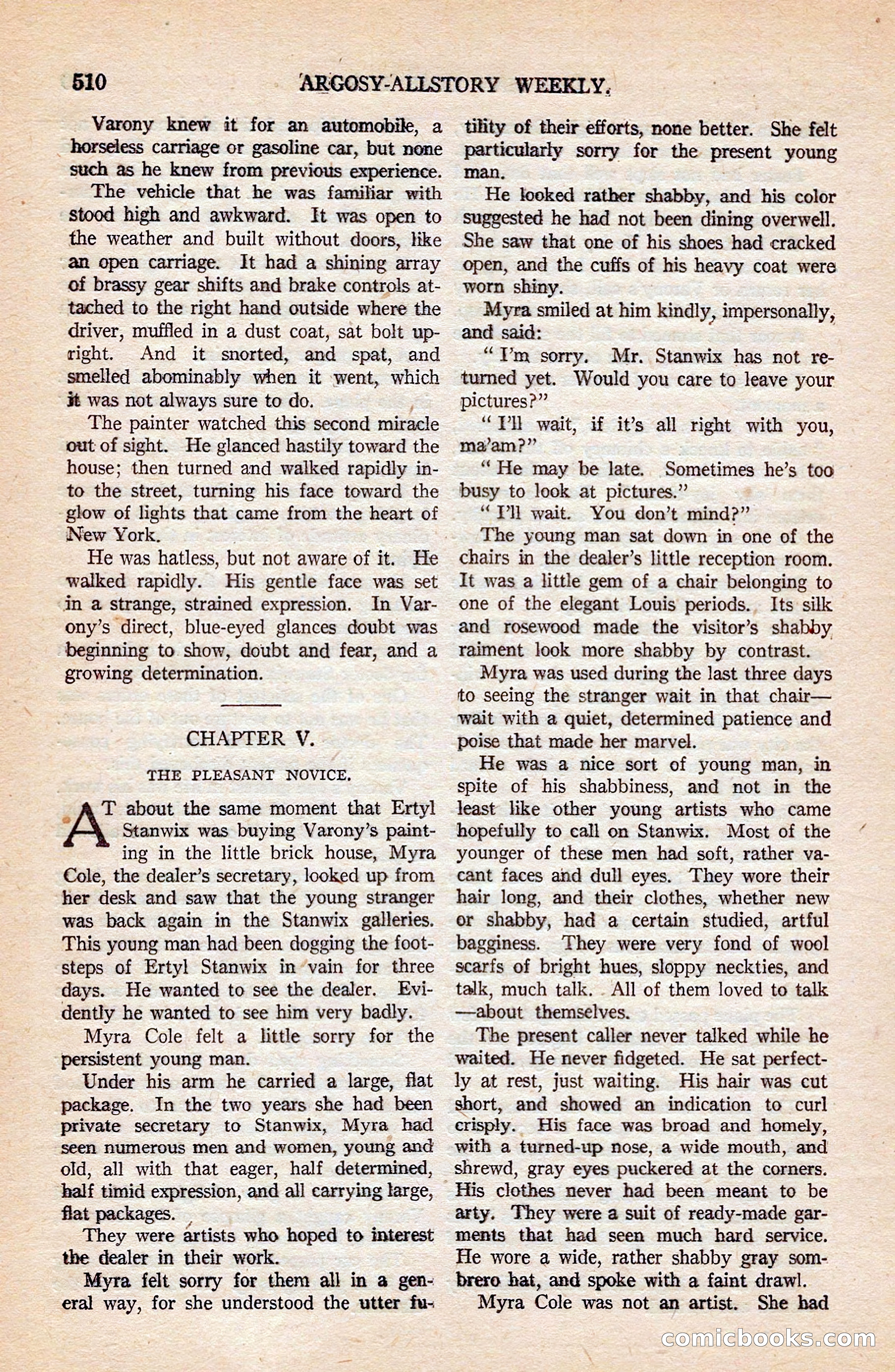 Argosy All-Story Weekly — page 40 of 176