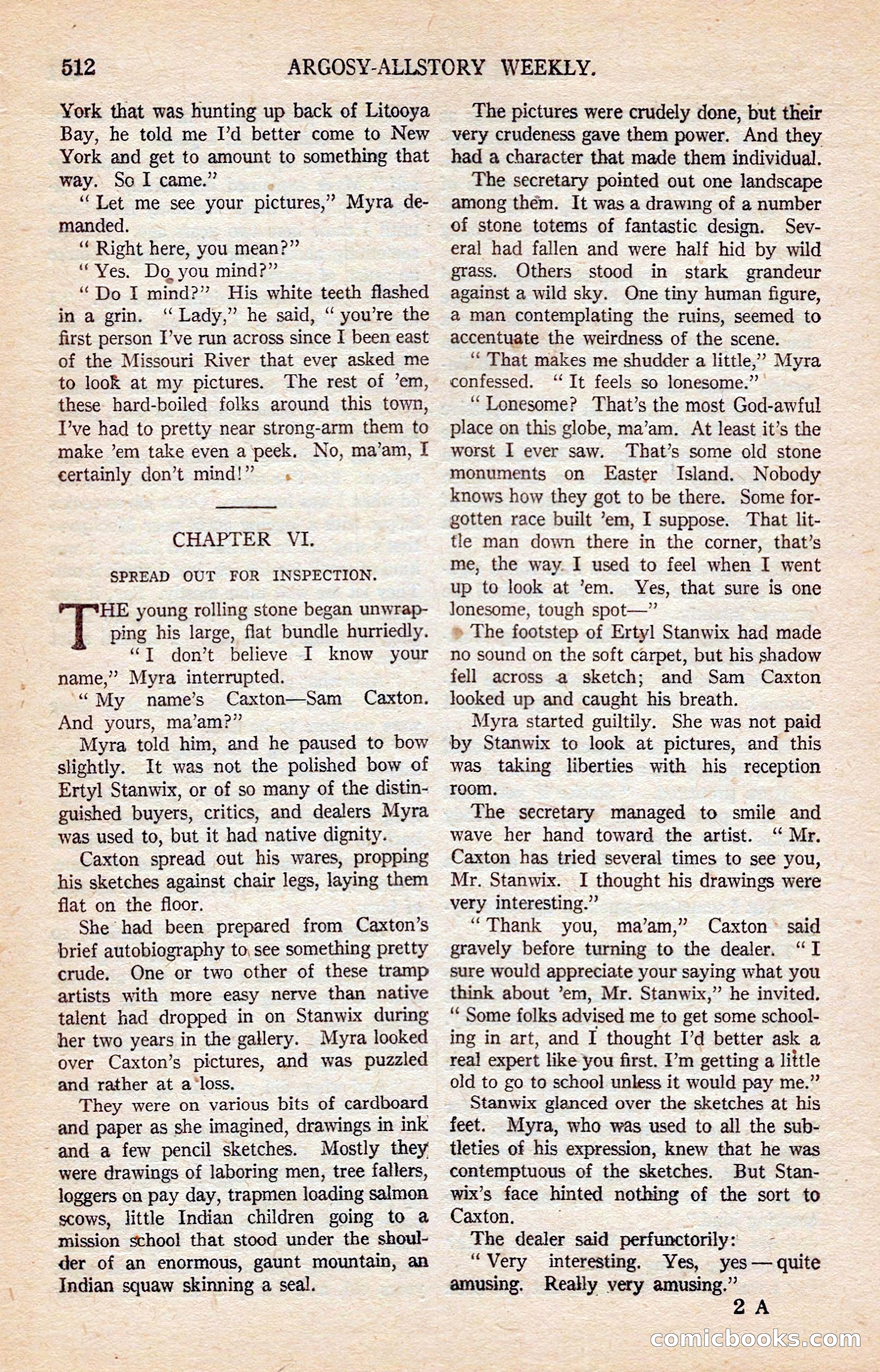 Argosy All-Story Weekly — page 42 of 176