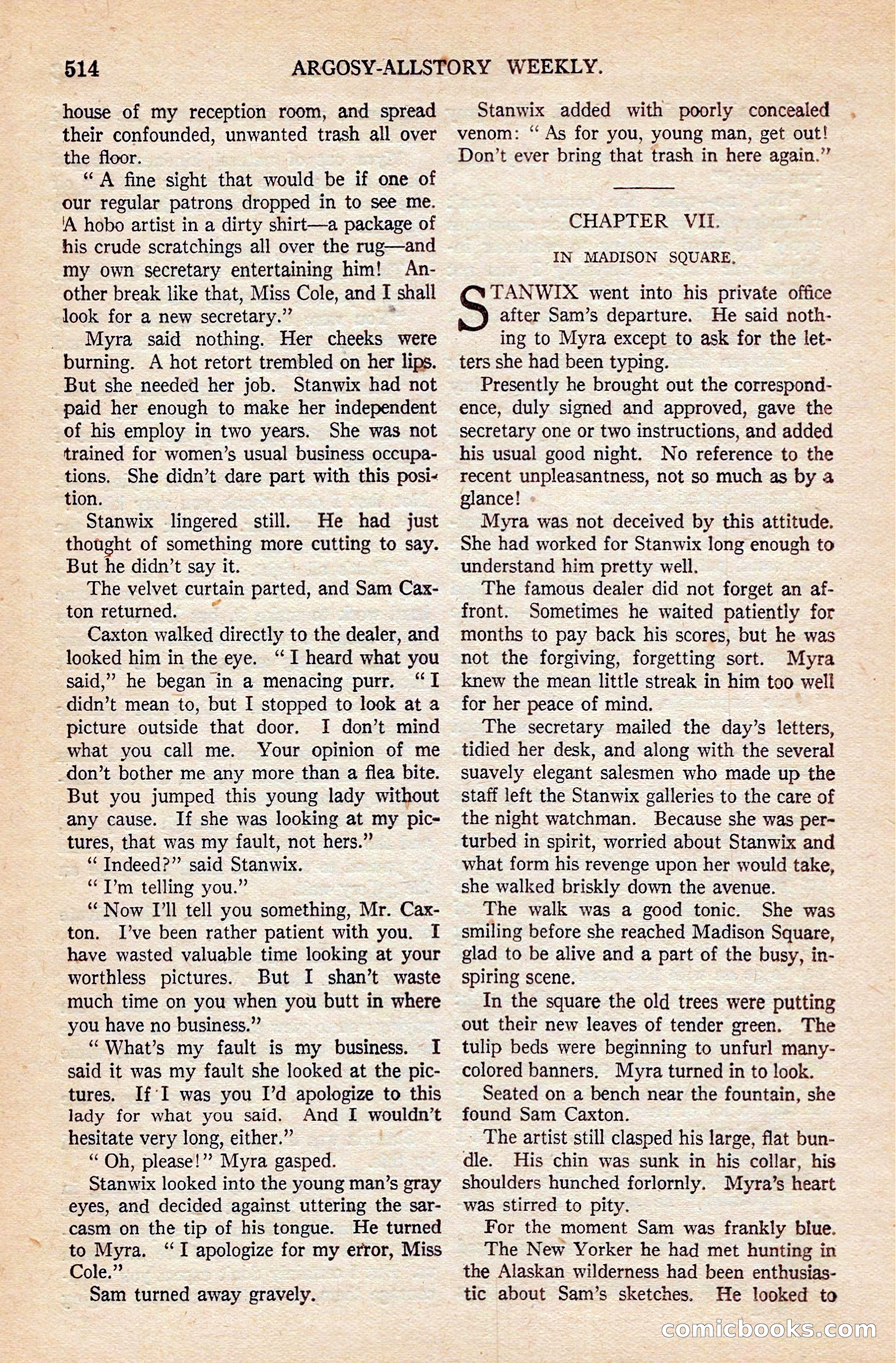 Argosy All-Story Weekly — page 44 of 176