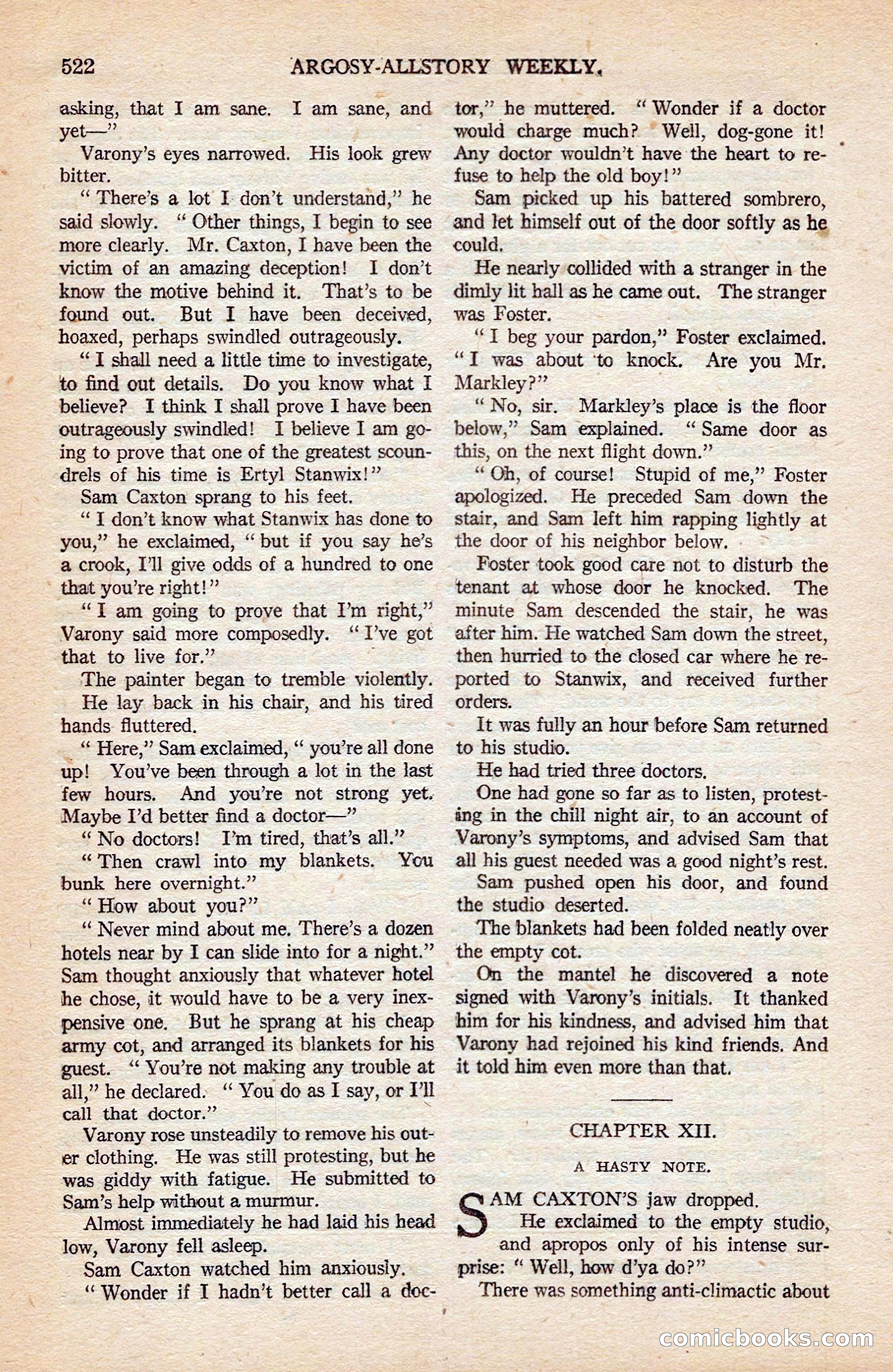 Argosy All-Story Weekly — page 52 of 176