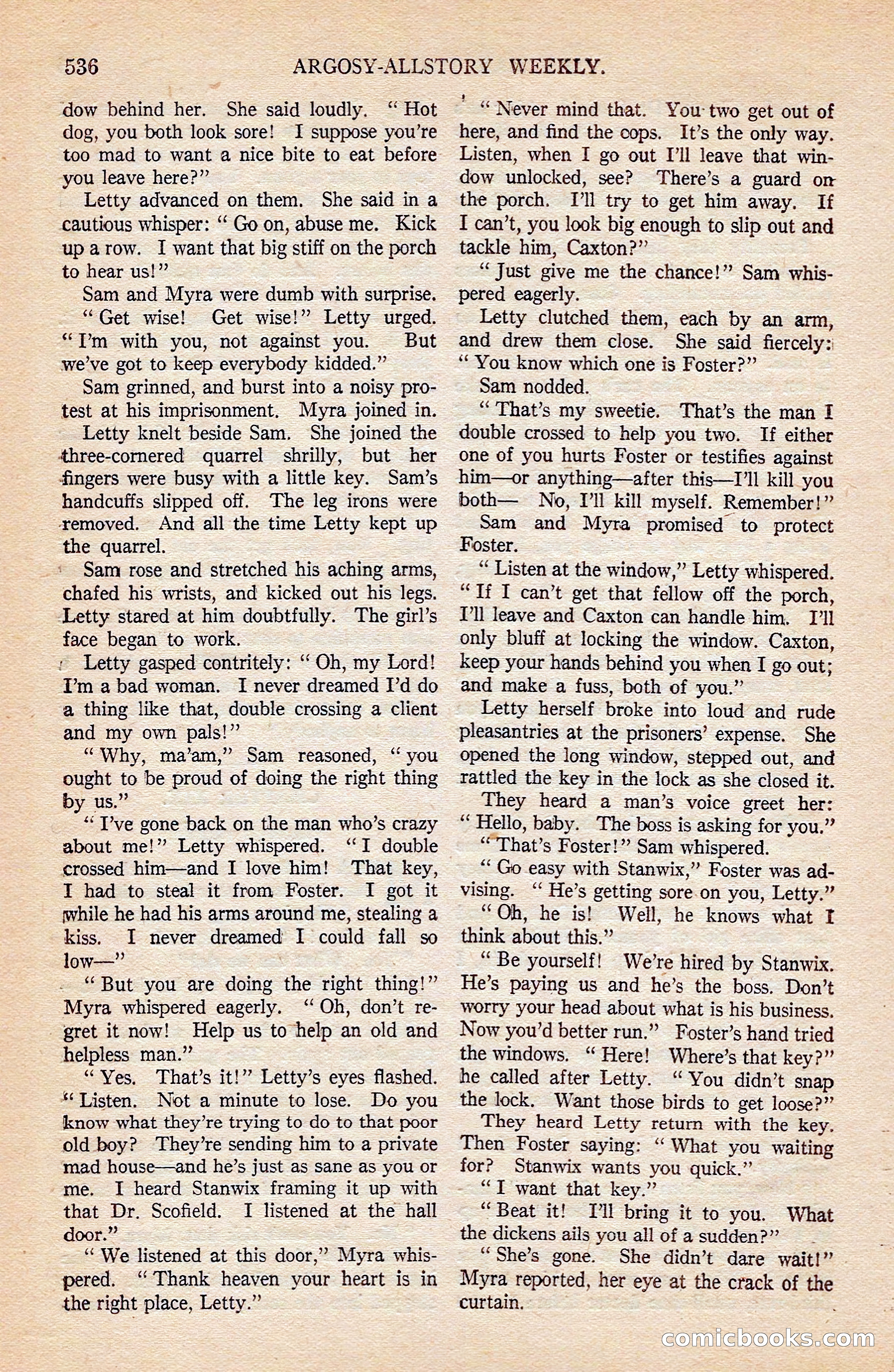 Argosy All-Story Weekly — page 66 of 176