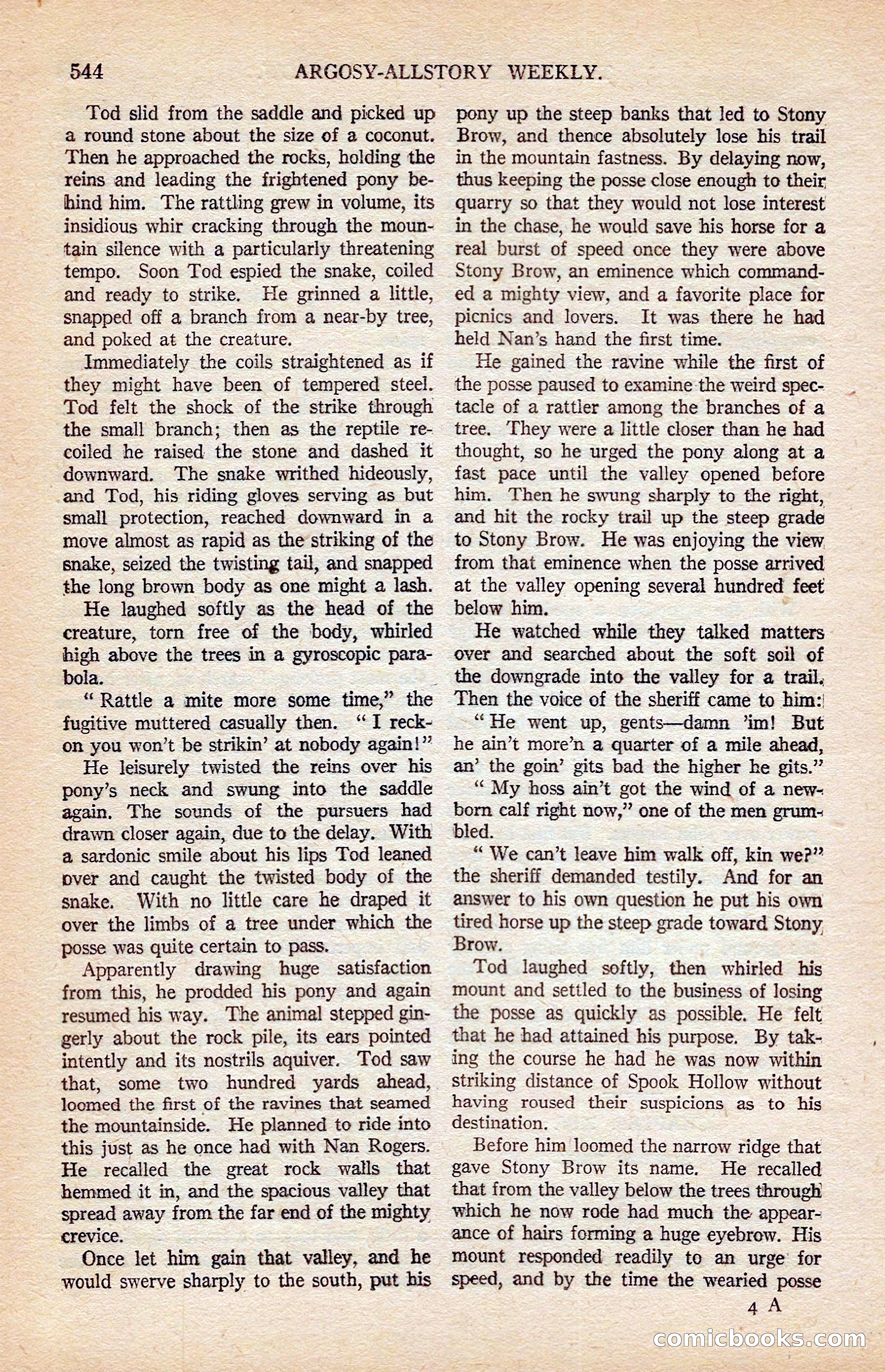 Argosy All-Story Weekly — page 74 of 176