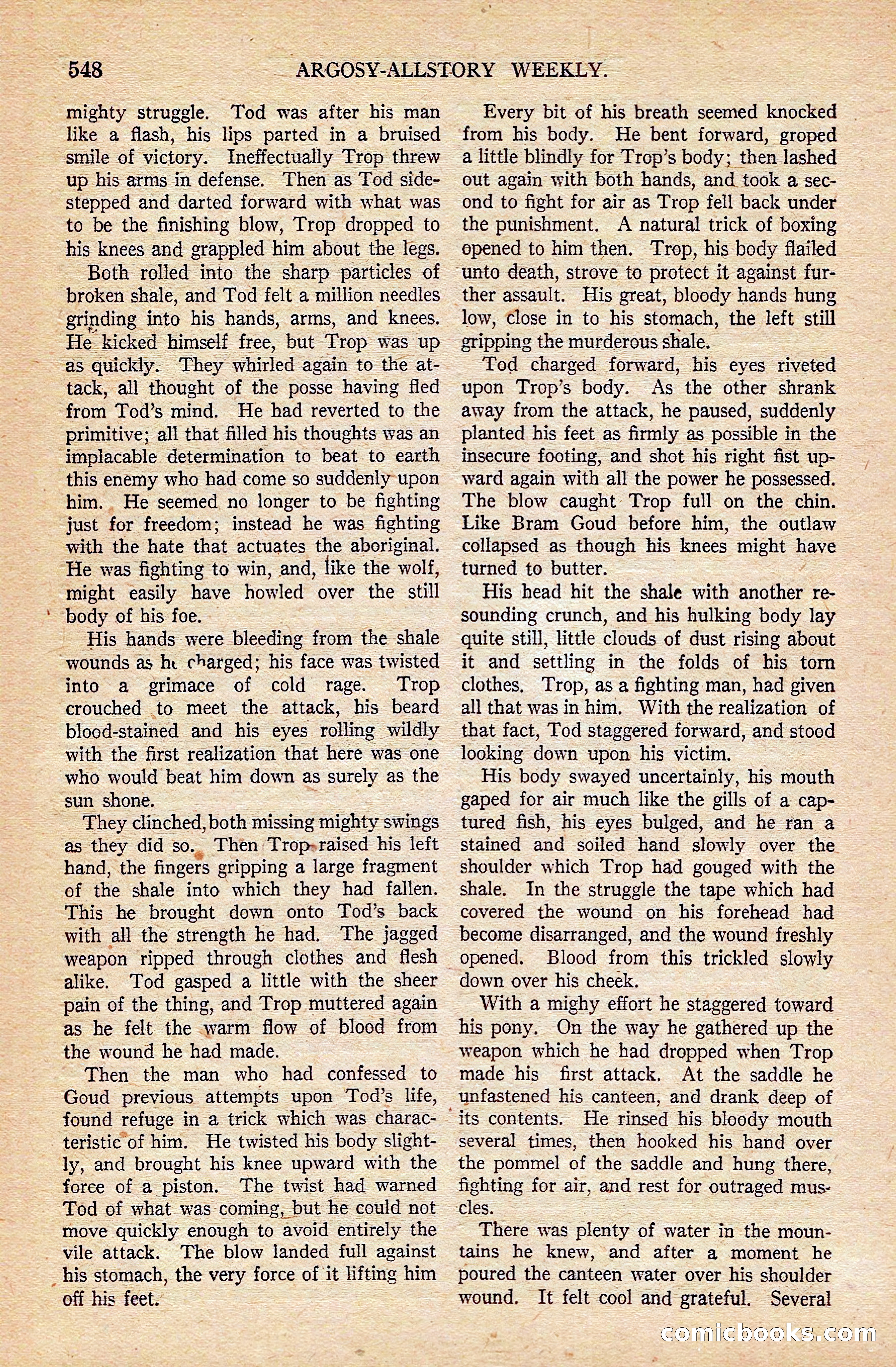 Argosy All-Story Weekly — page 78 of 176