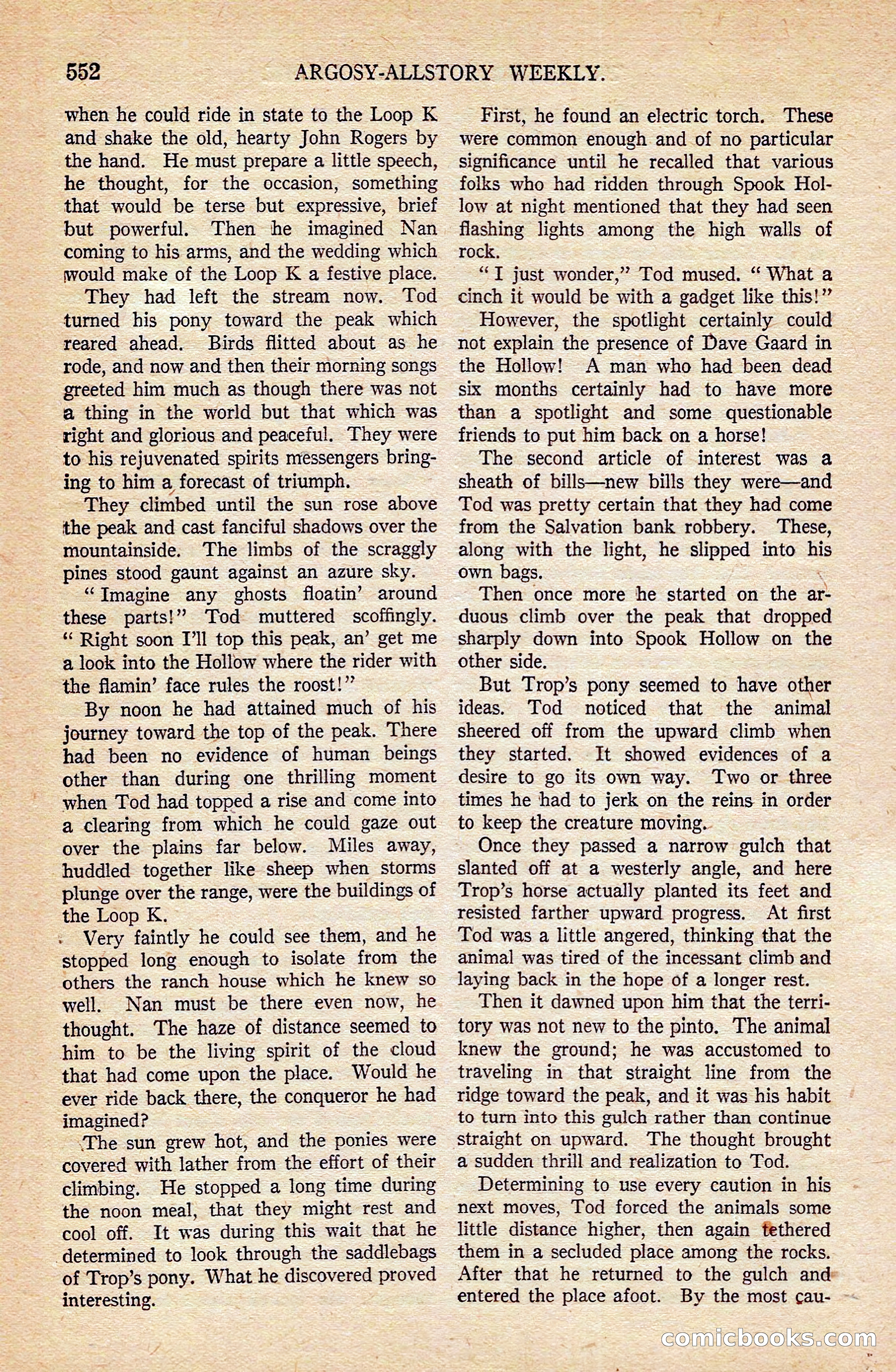 Argosy All-Story Weekly — page 82 of 176