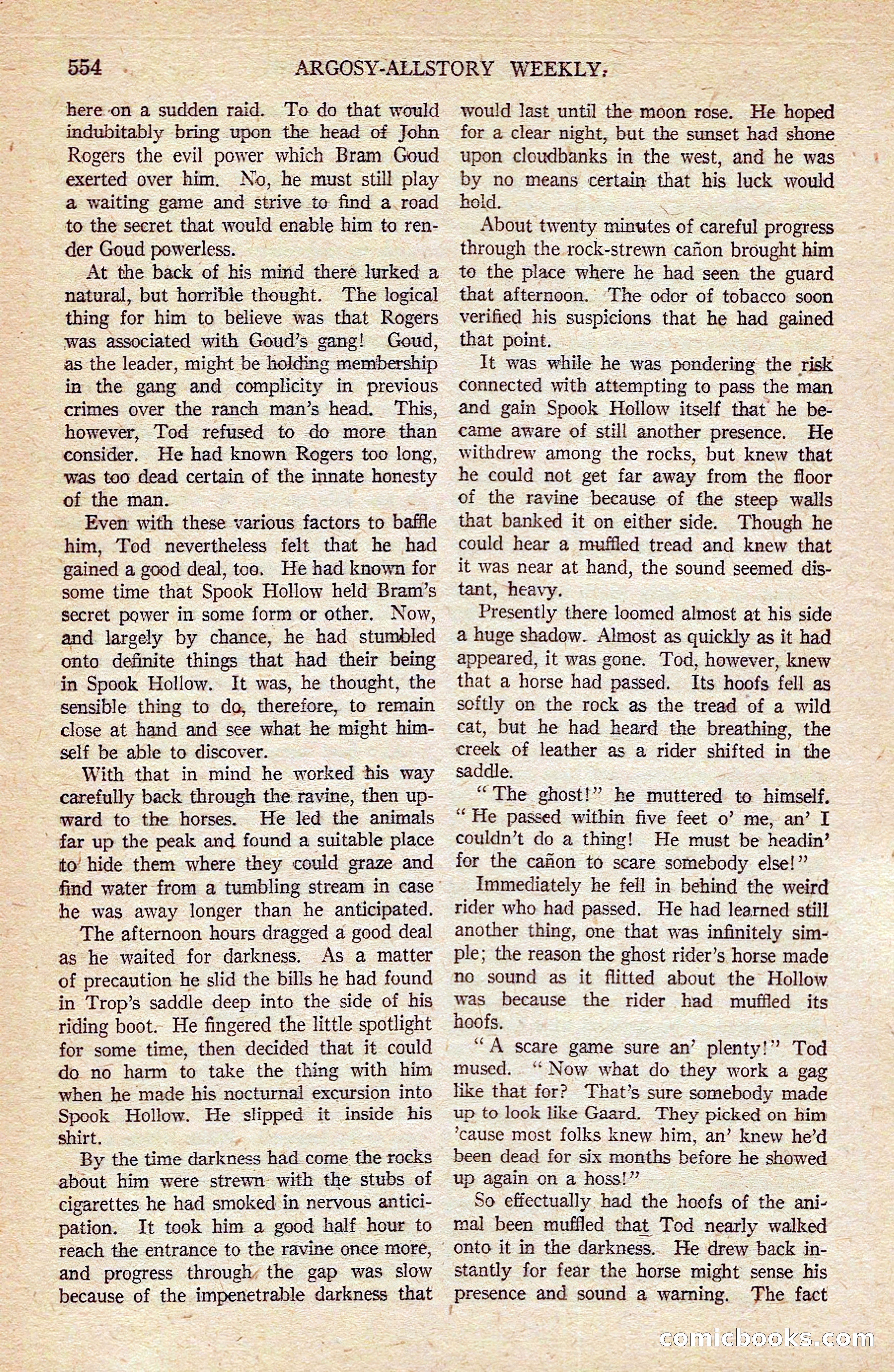 Argosy All-Story Weekly — page 84 of 176