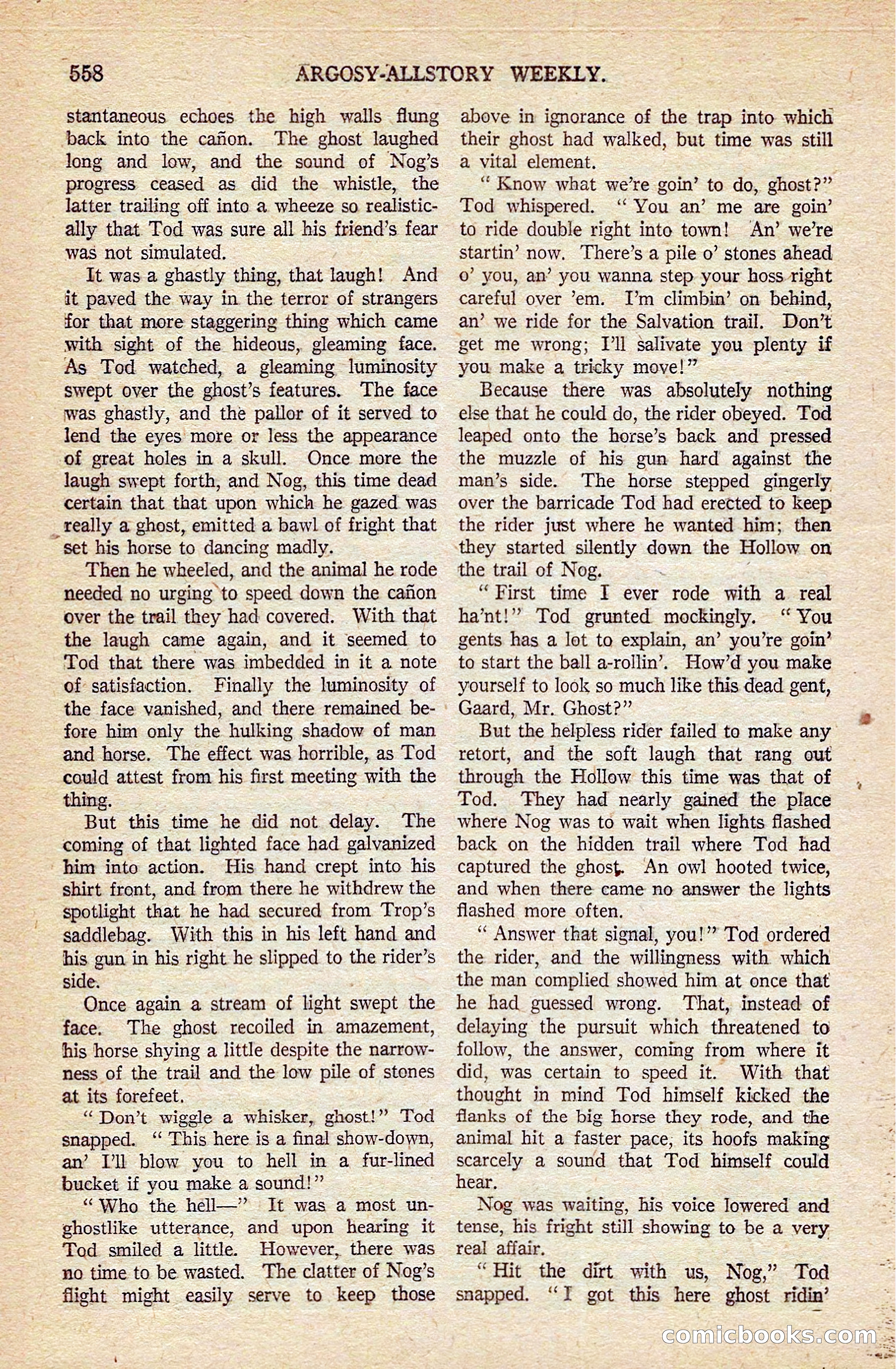 Argosy All-Story Weekly — page 88 of 176
