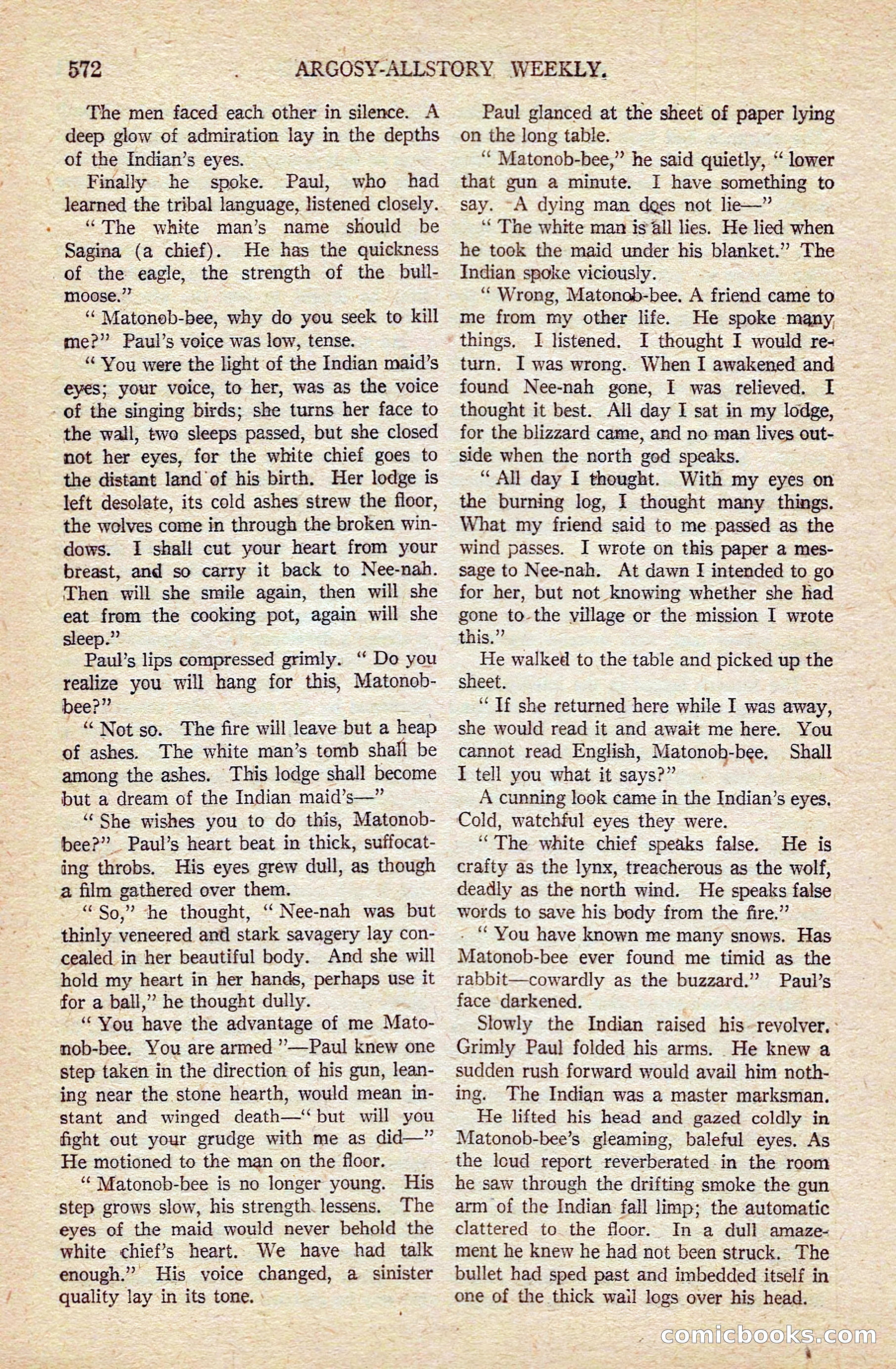 Argosy All-Story Weekly — page 101 of 176