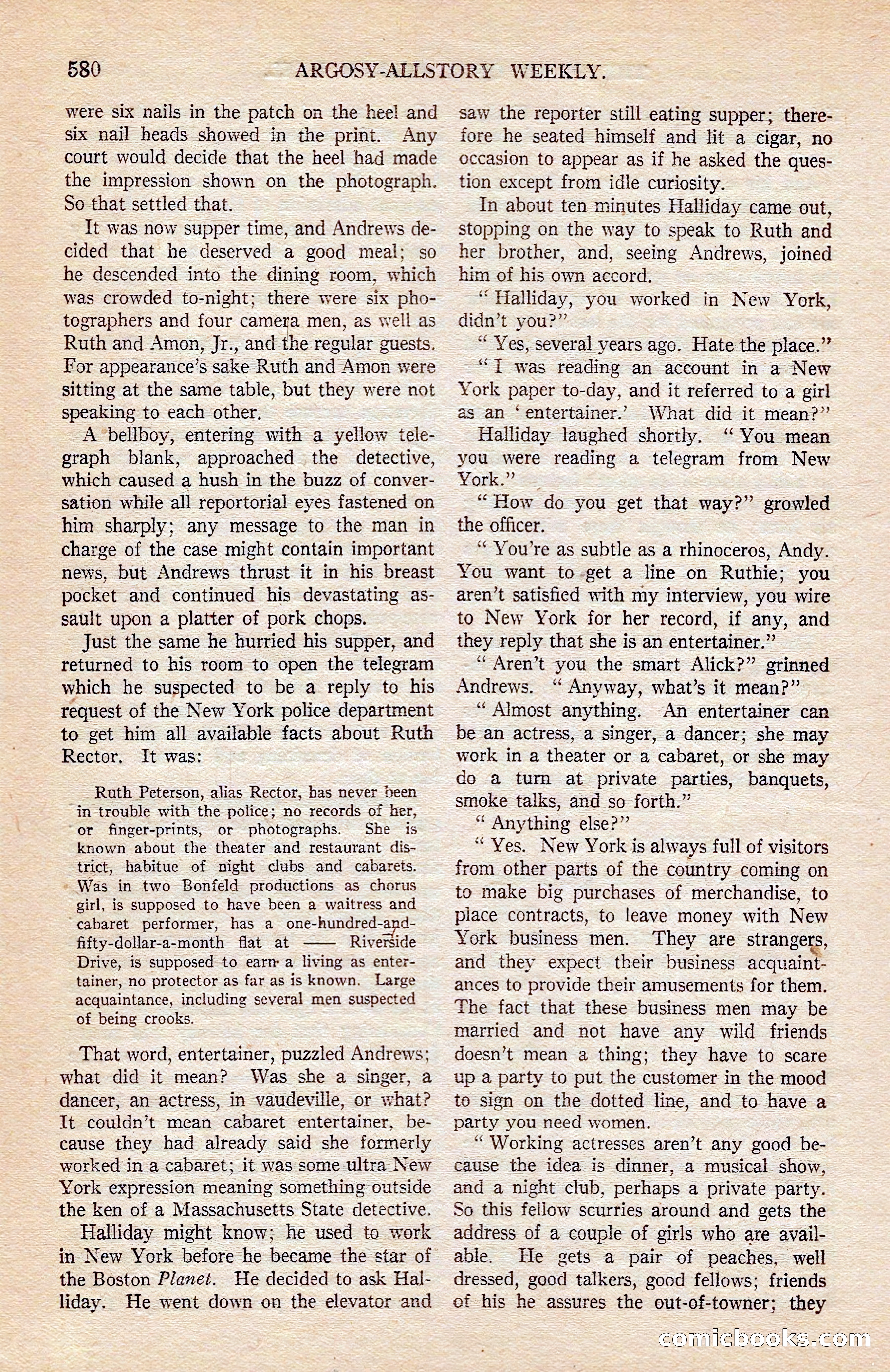 Argosy All-Story Weekly — page 109 of 176