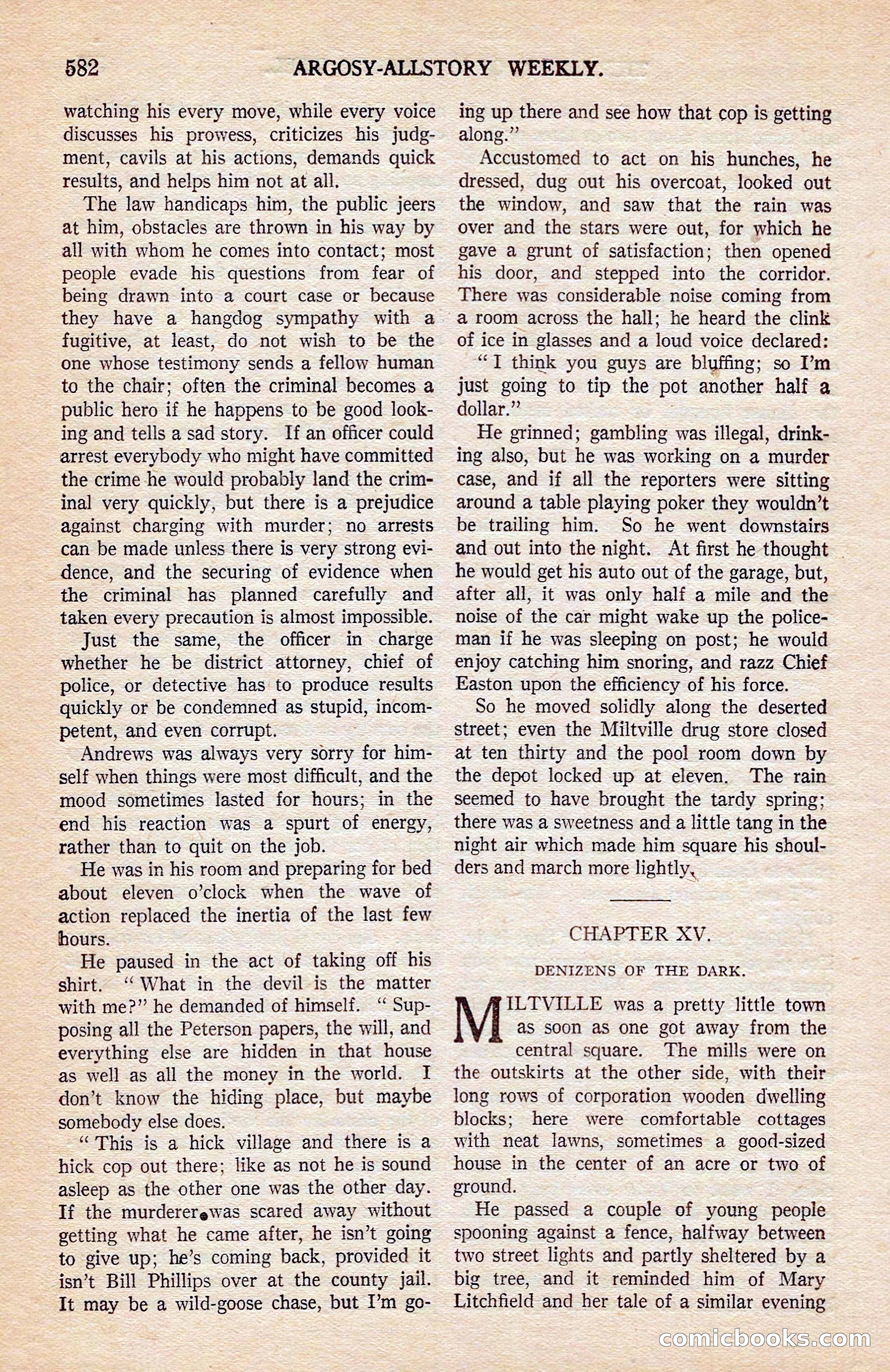 Argosy All-Story Weekly — page 111 of 176