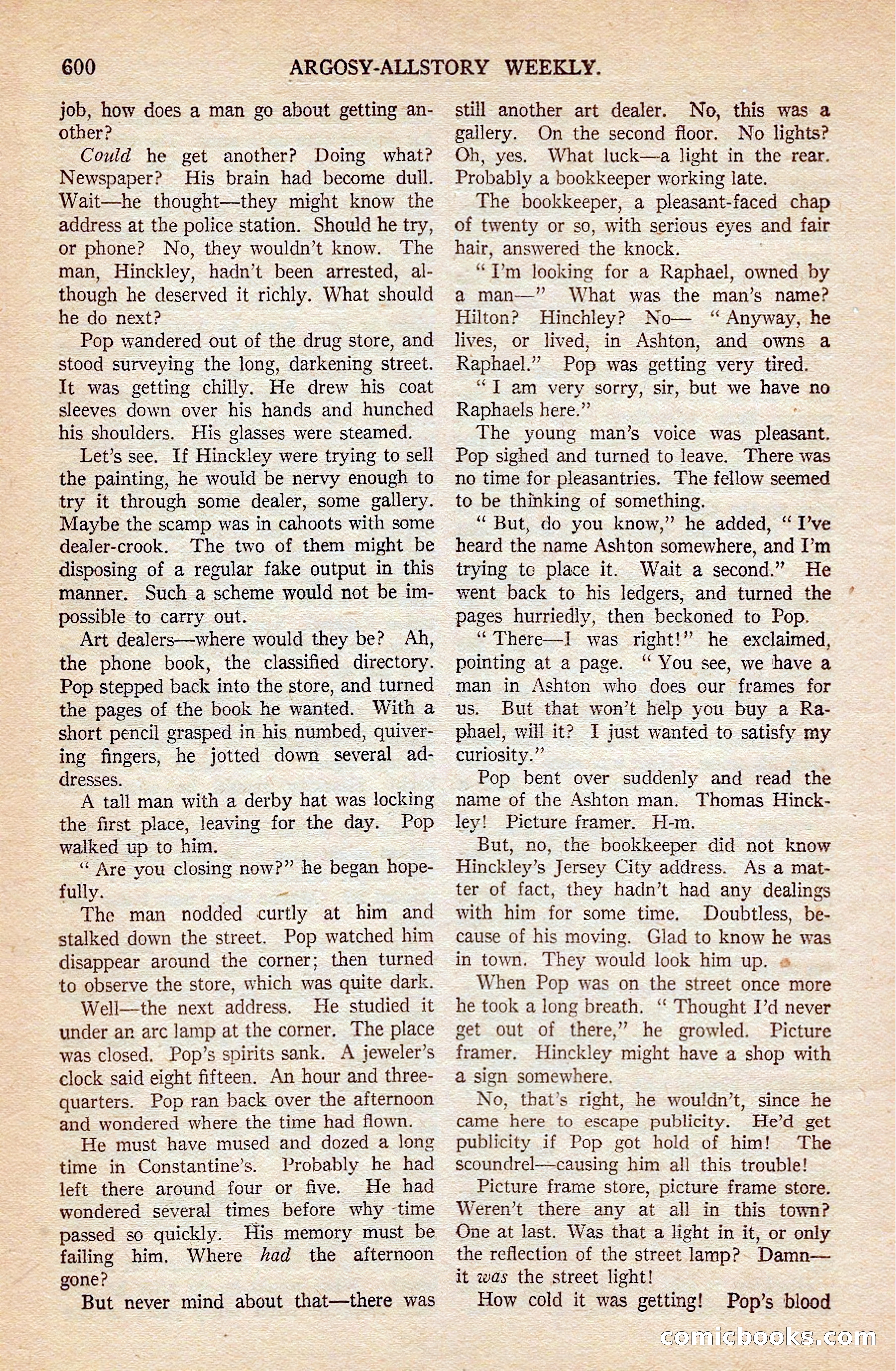Argosy All-Story Weekly — page 129 of 176