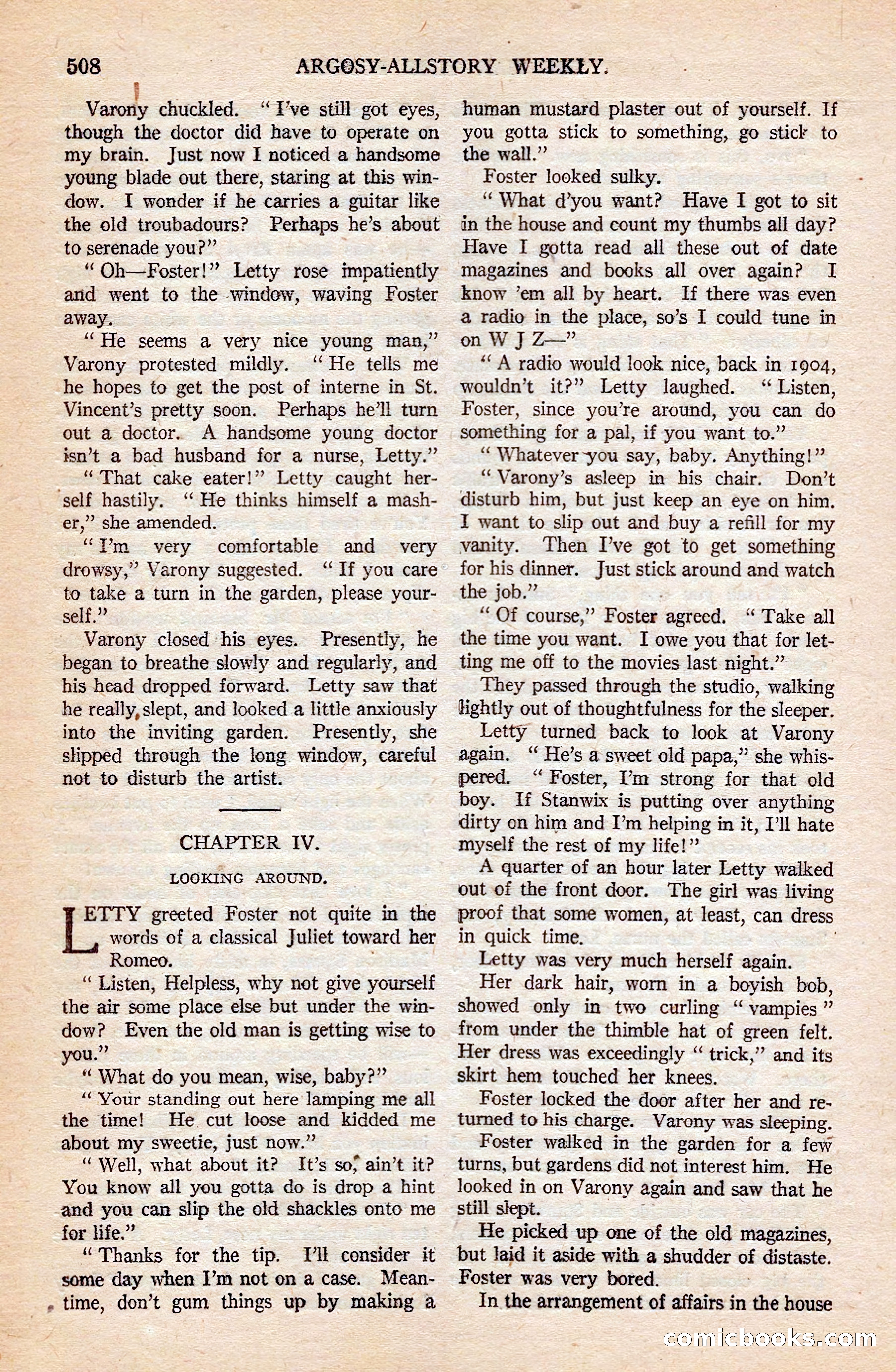 Argosy All-Story Weekly — page 170 of 176
