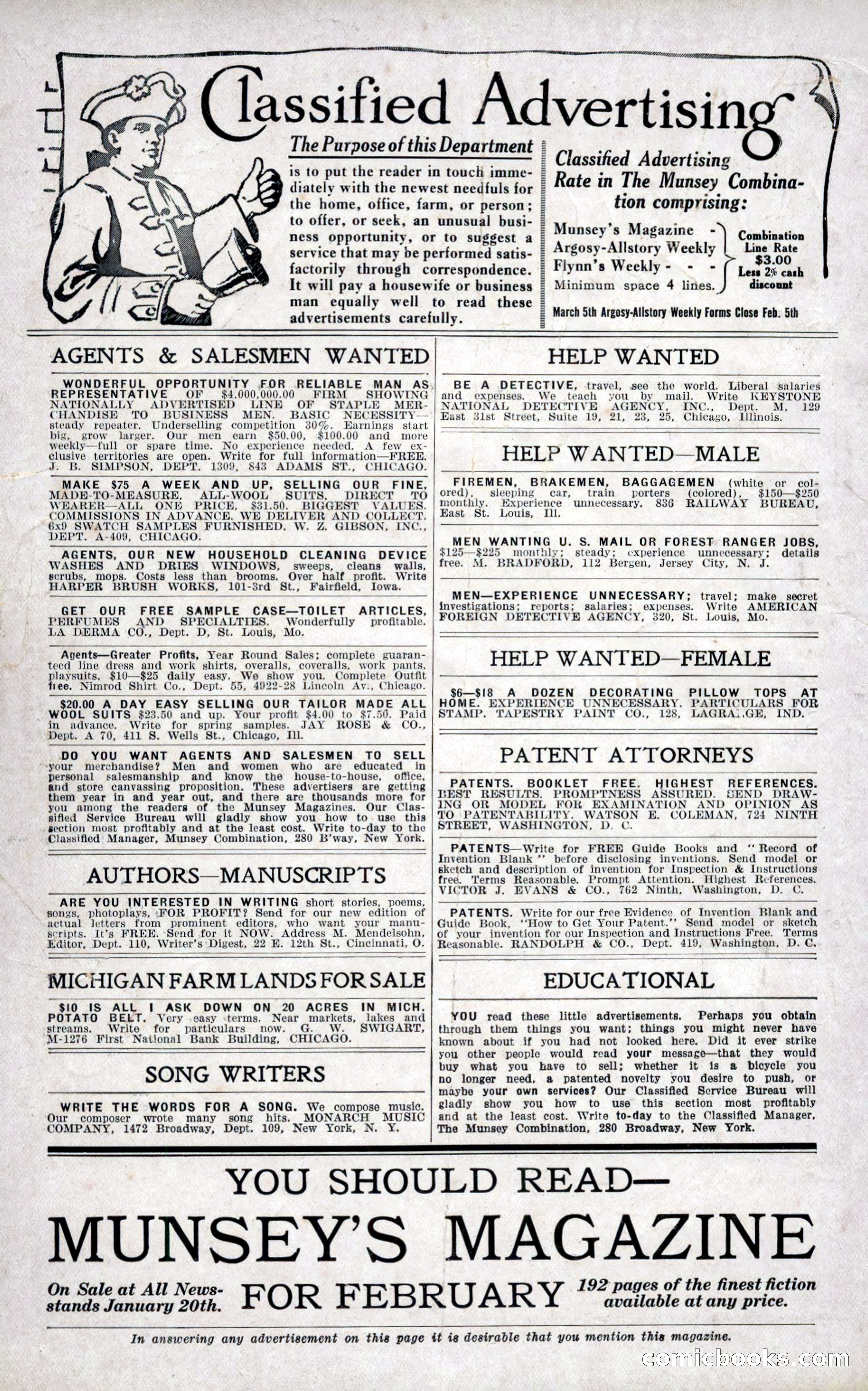 Argosy All-Story Weekly — page 2 of 164