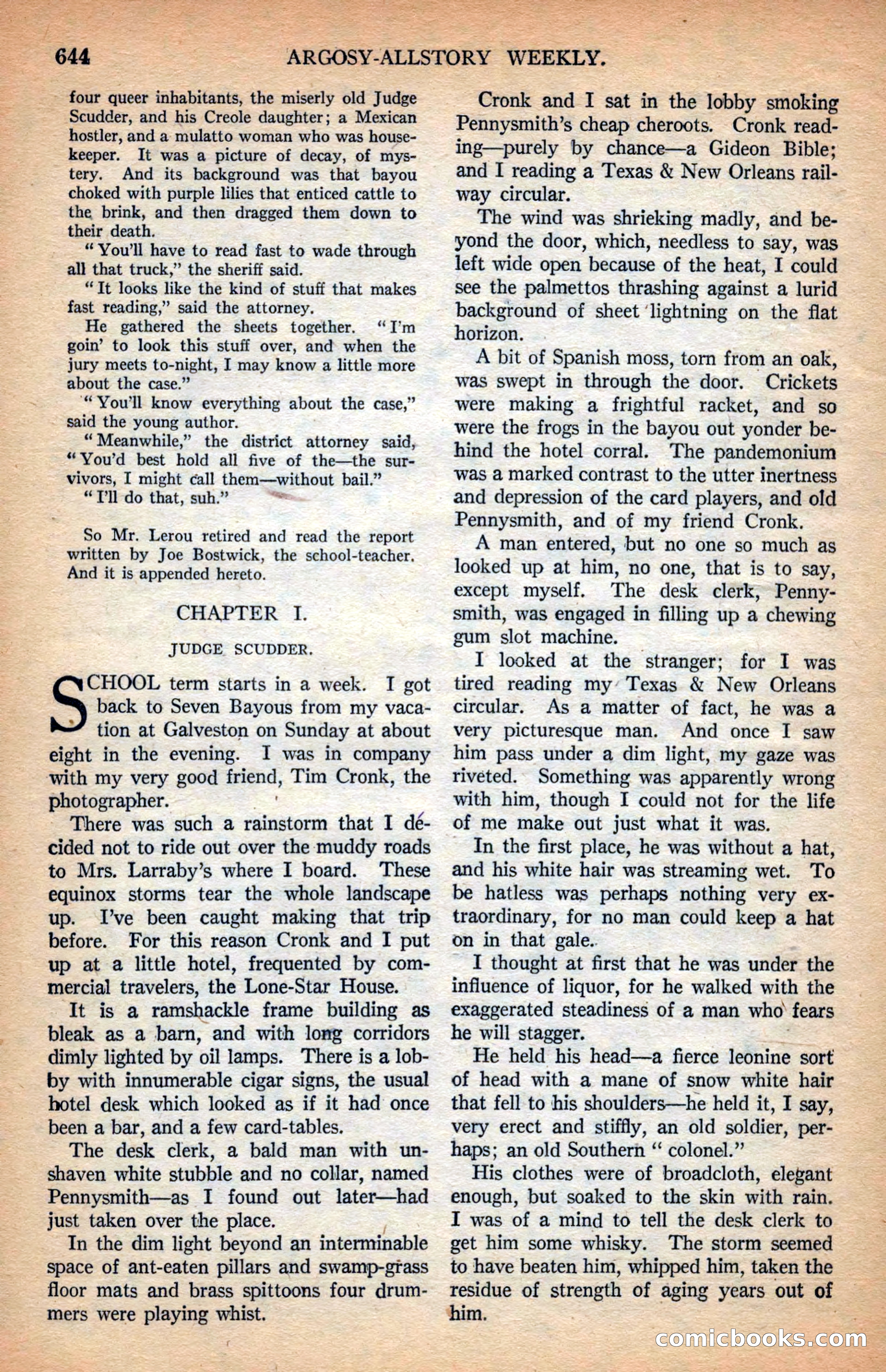 Argosy All-Story Weekly — page 6 of 164