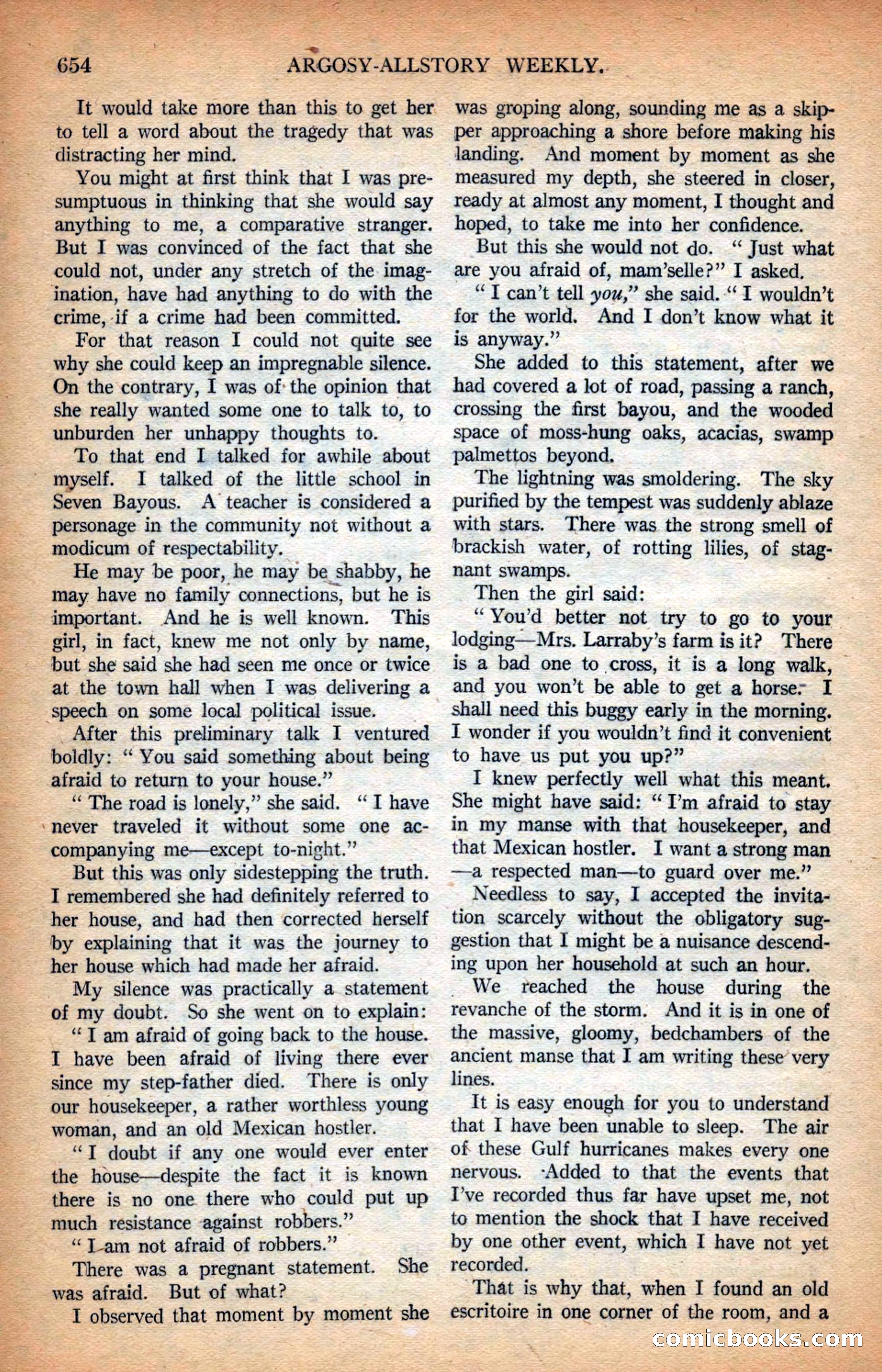 Argosy All-Story Weekly — page 16 of 164