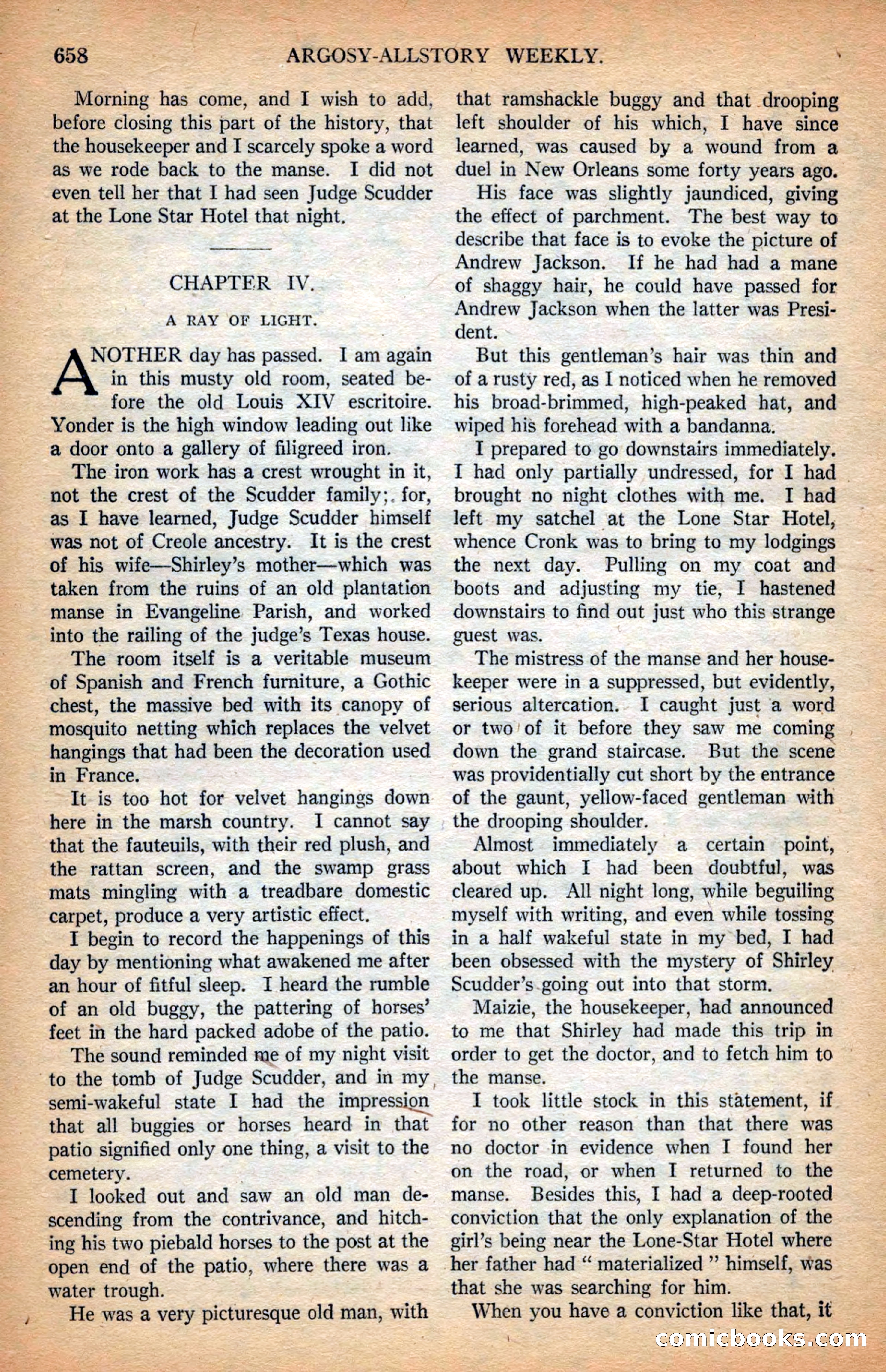 Argosy All-Story Weekly — page 20 of 164