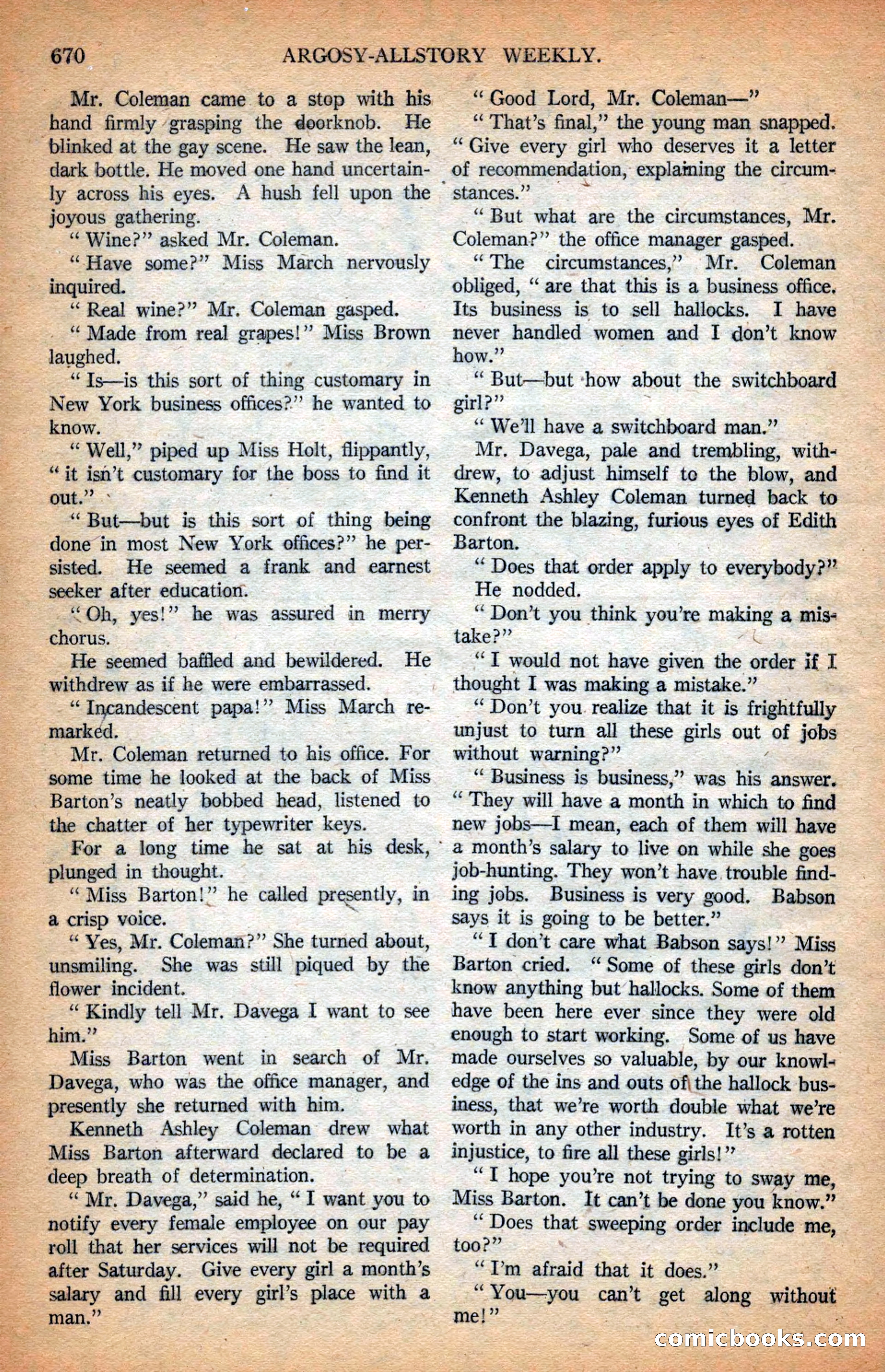 Argosy All-Story Weekly — page 32 of 164