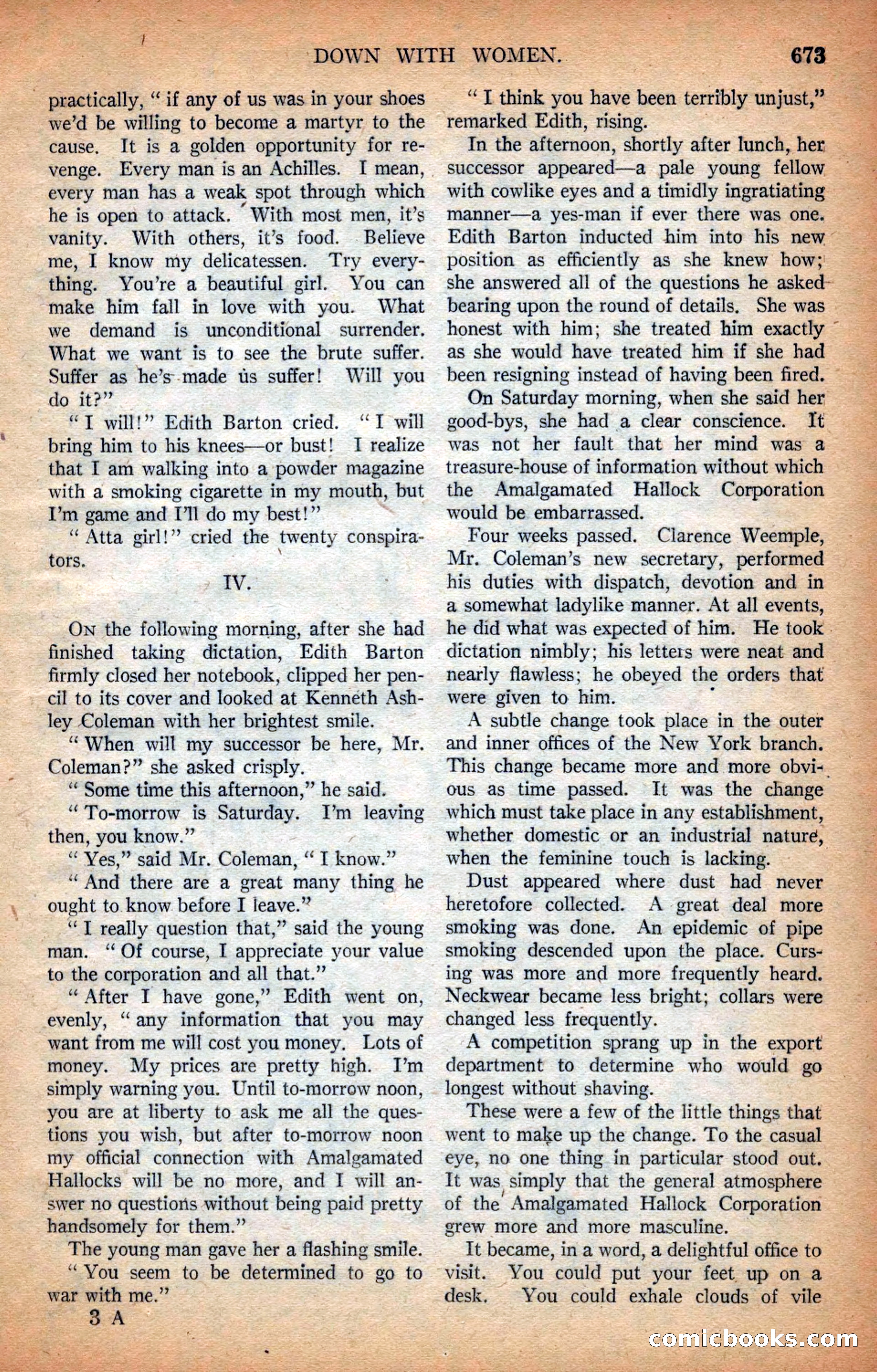 Argosy All-Story Weekly — page 35 of 164