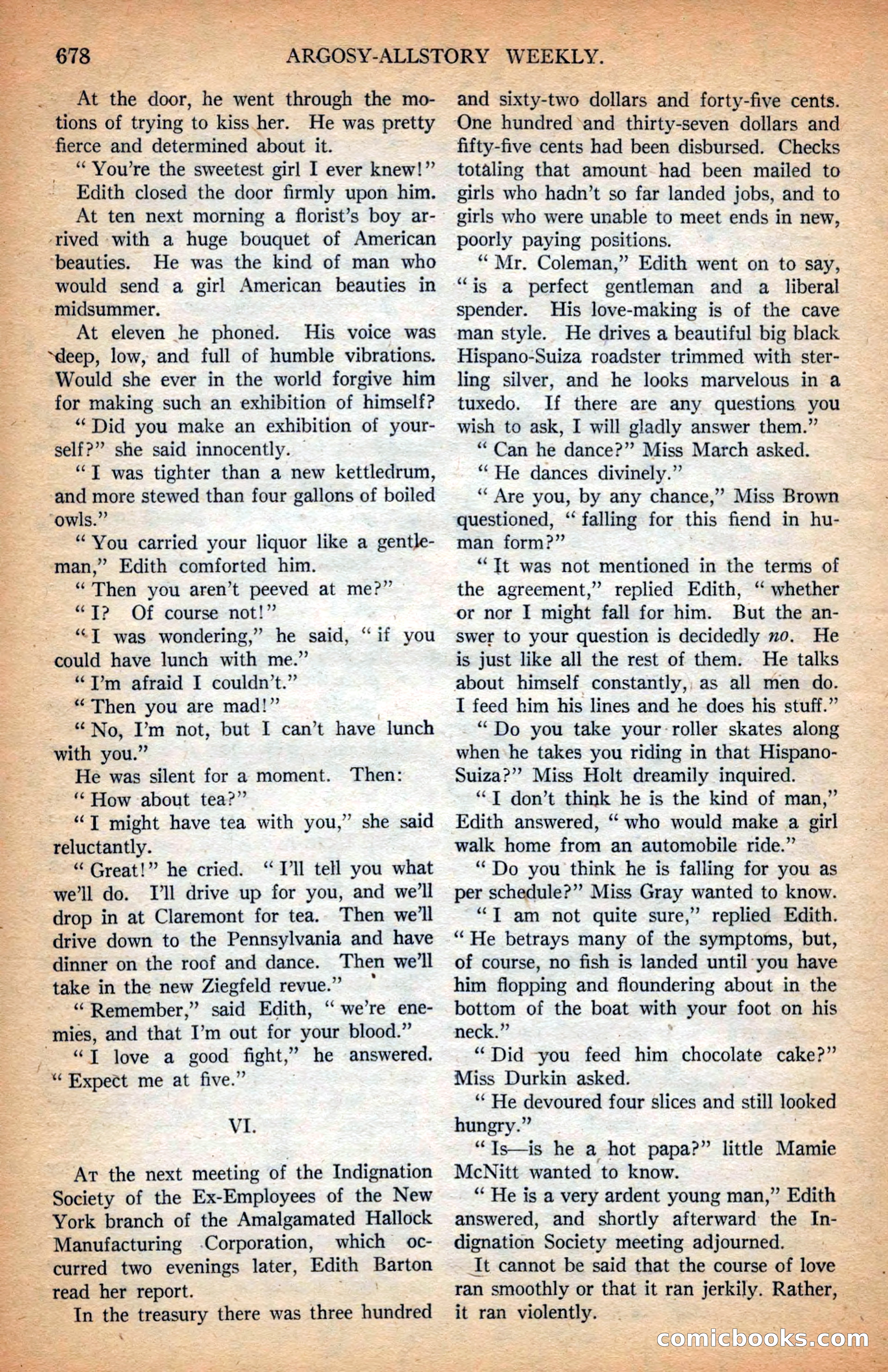 Argosy All-Story Weekly — page 40 of 164