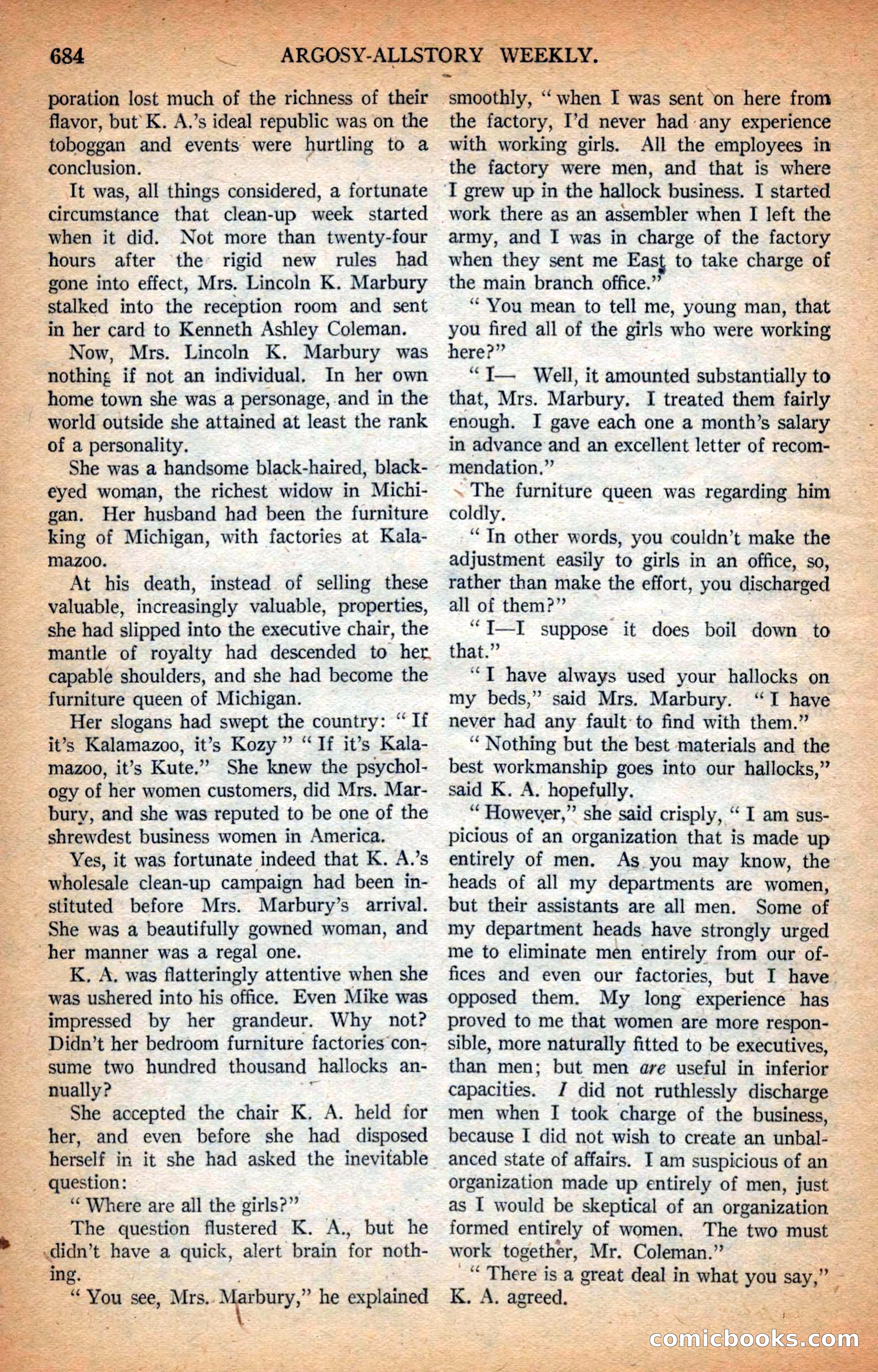 Argosy All-Story Weekly — page 46 of 164