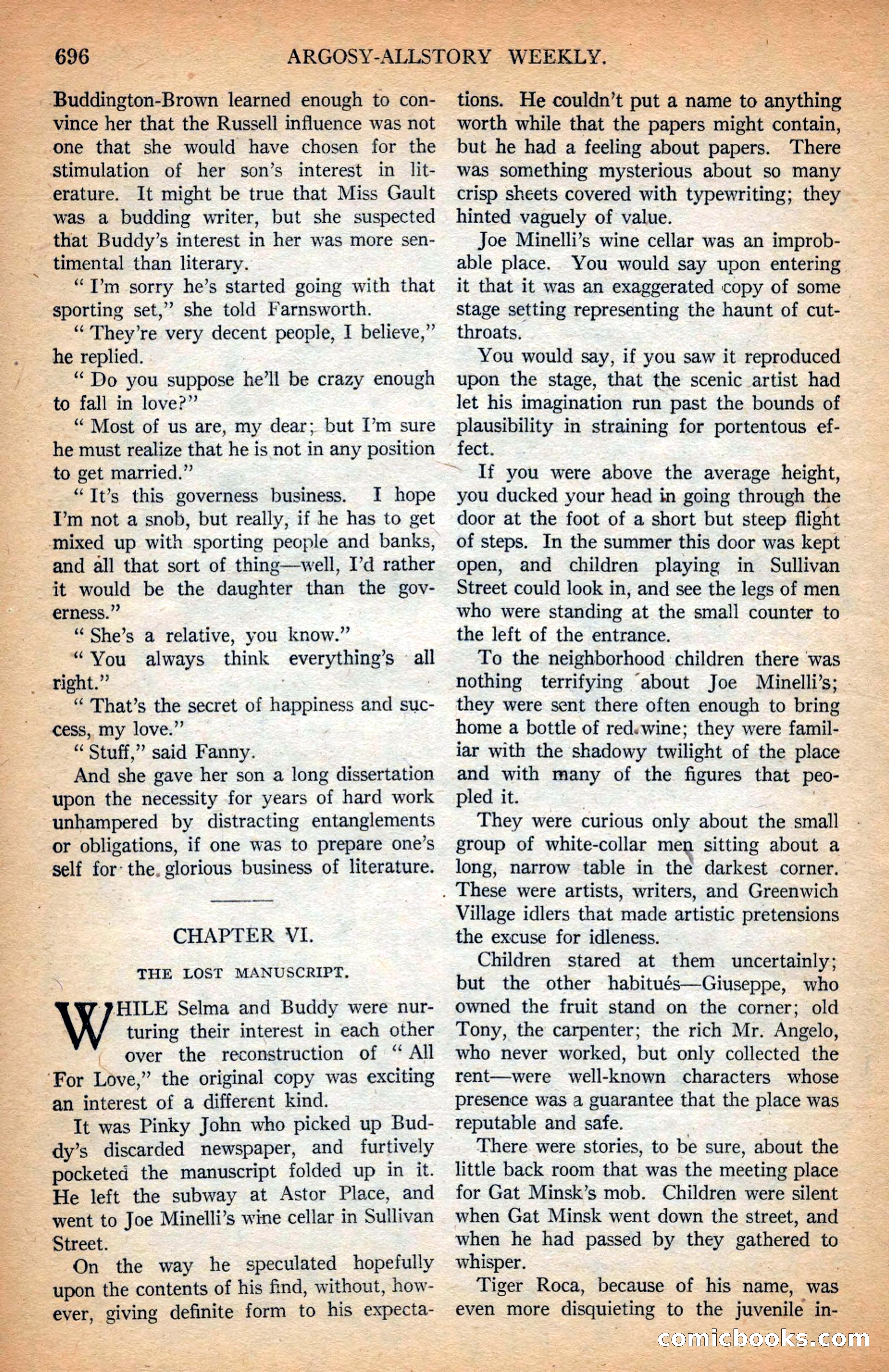 Argosy All-Story Weekly — page 58 of 164