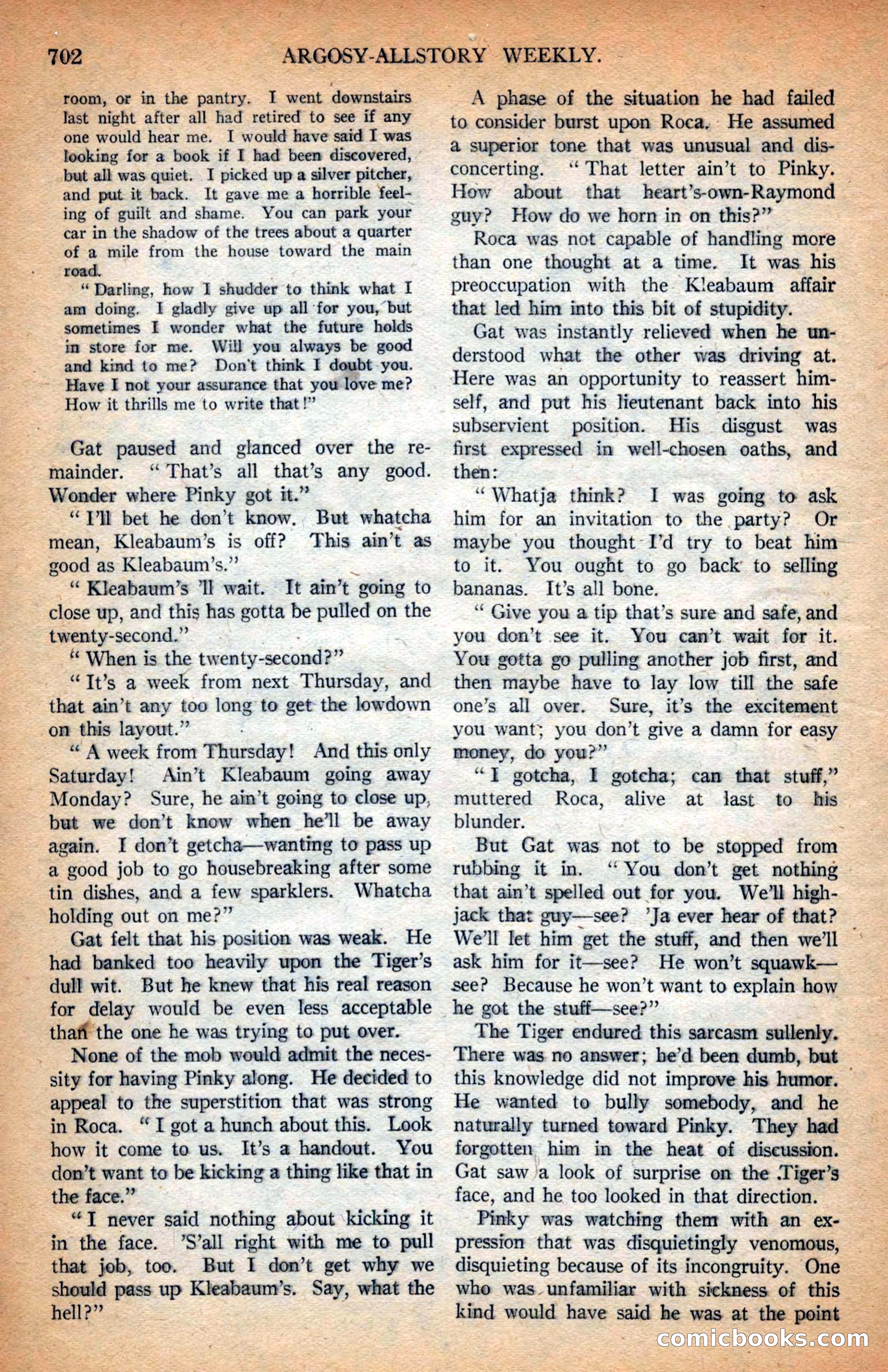 Argosy All-Story Weekly — page 64 of 164