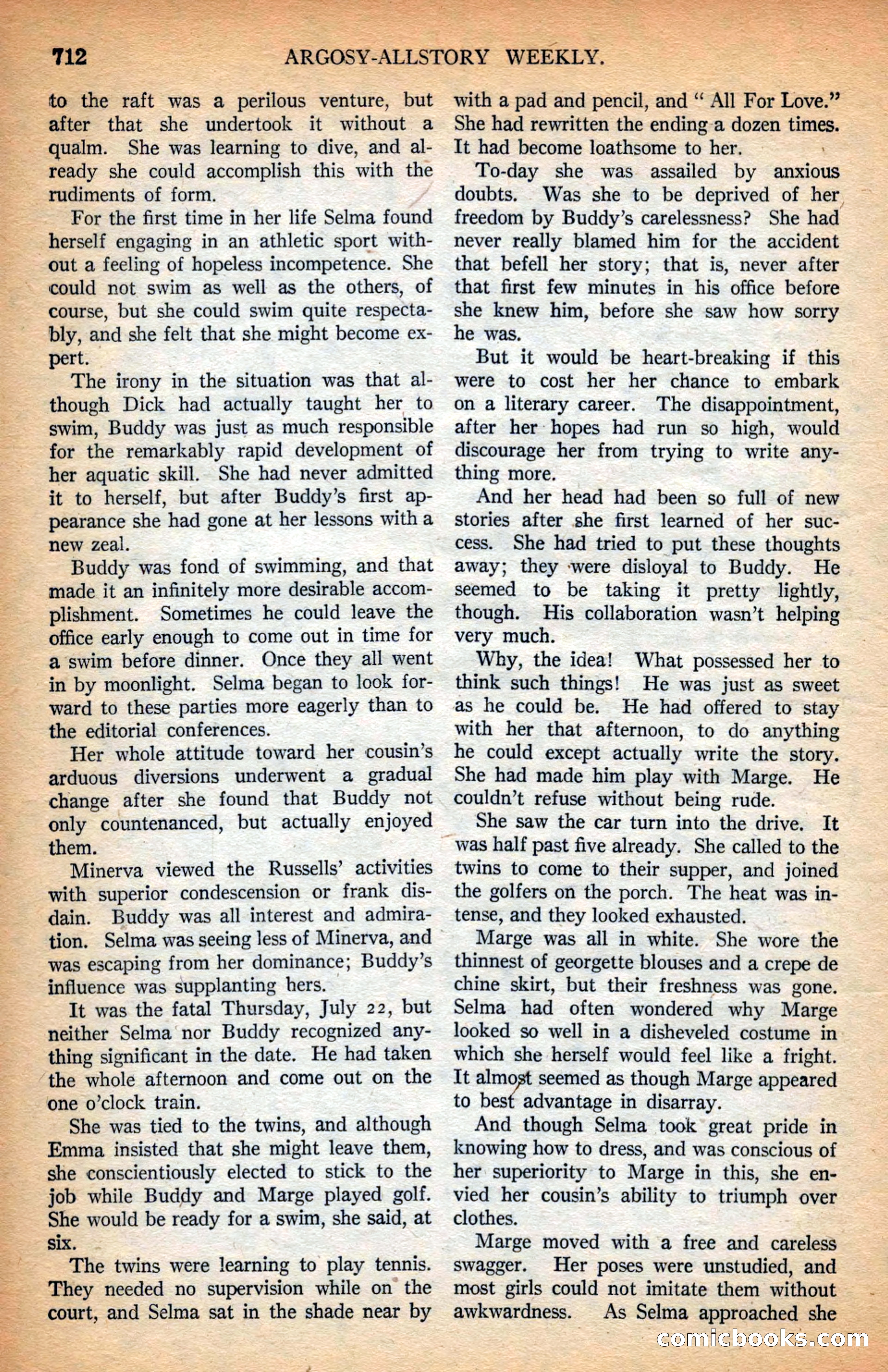 Argosy All-Story Weekly — page 74 of 164