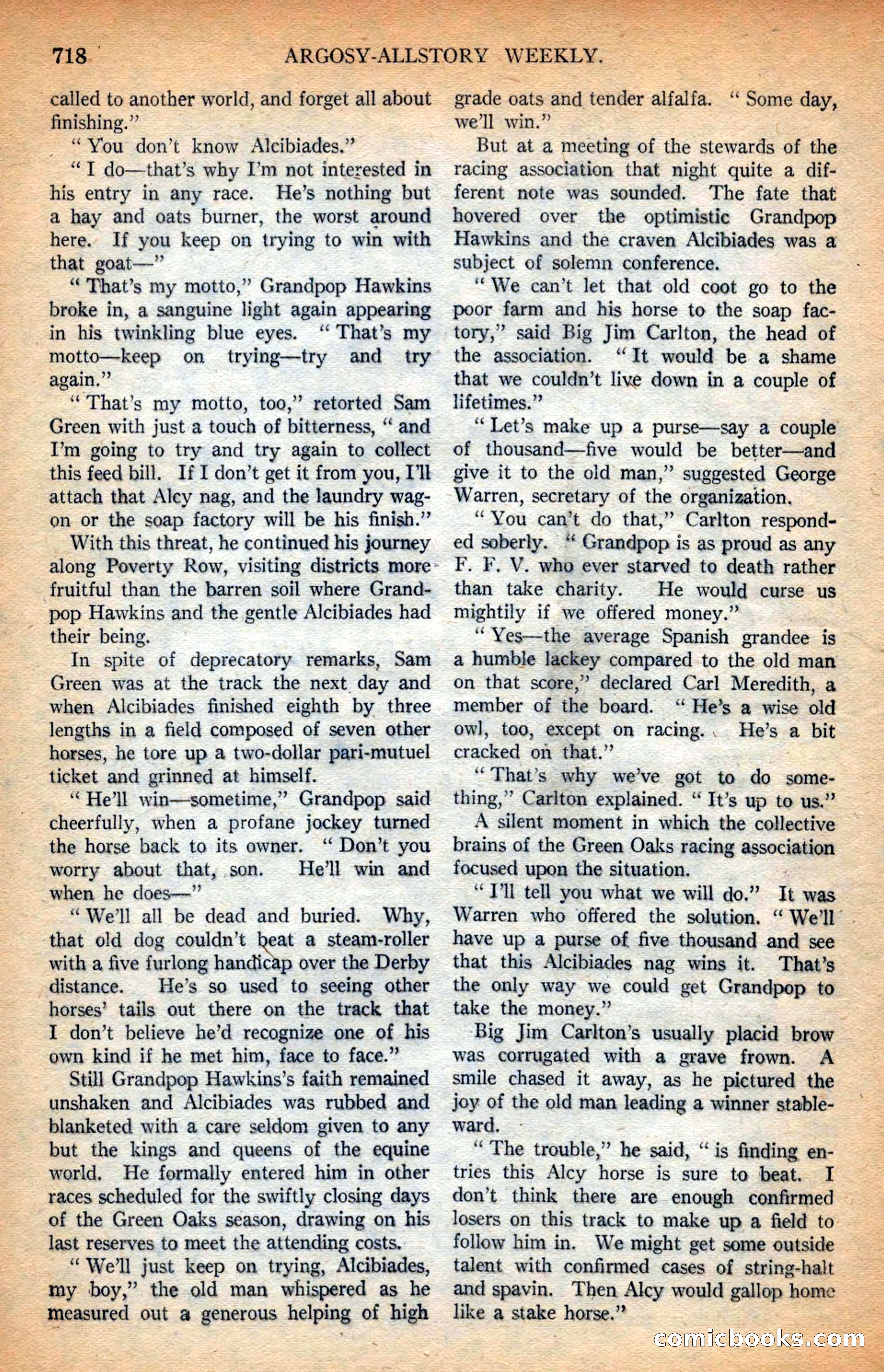Argosy All-Story Weekly — page 80 of 164