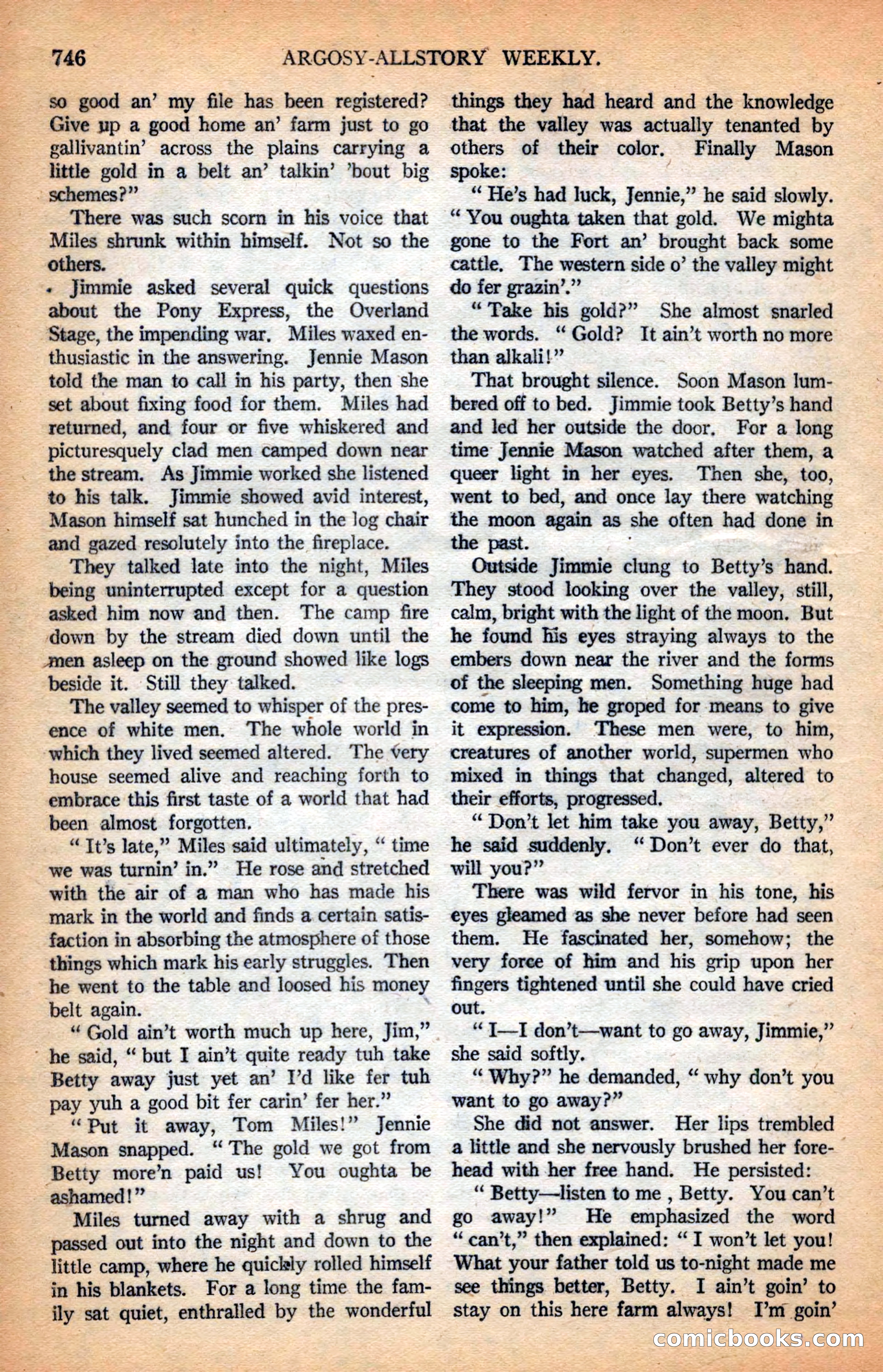 Argosy All-Story Weekly — page 108 of 164