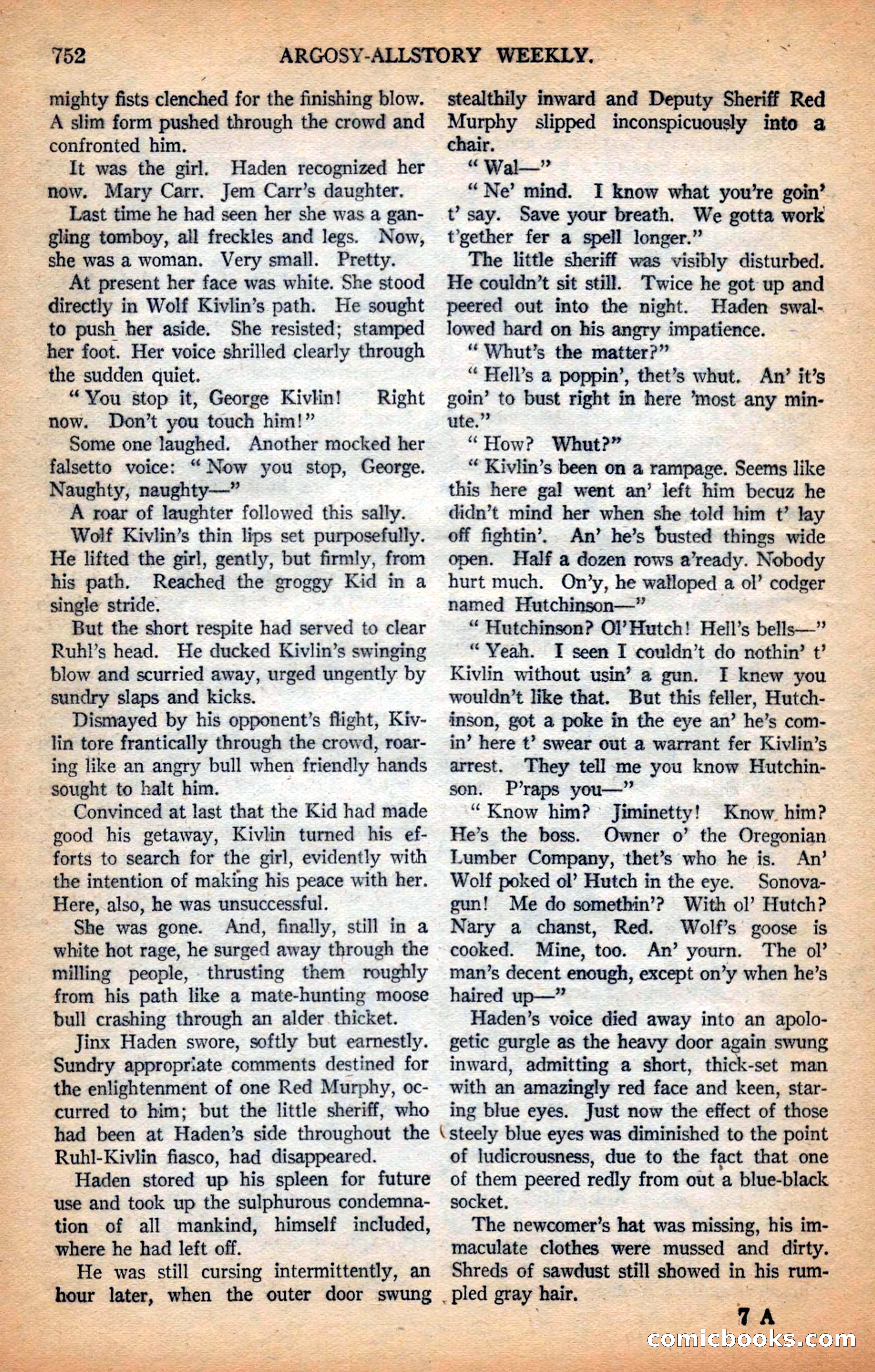 Argosy All-Story Weekly — page 114 of 164