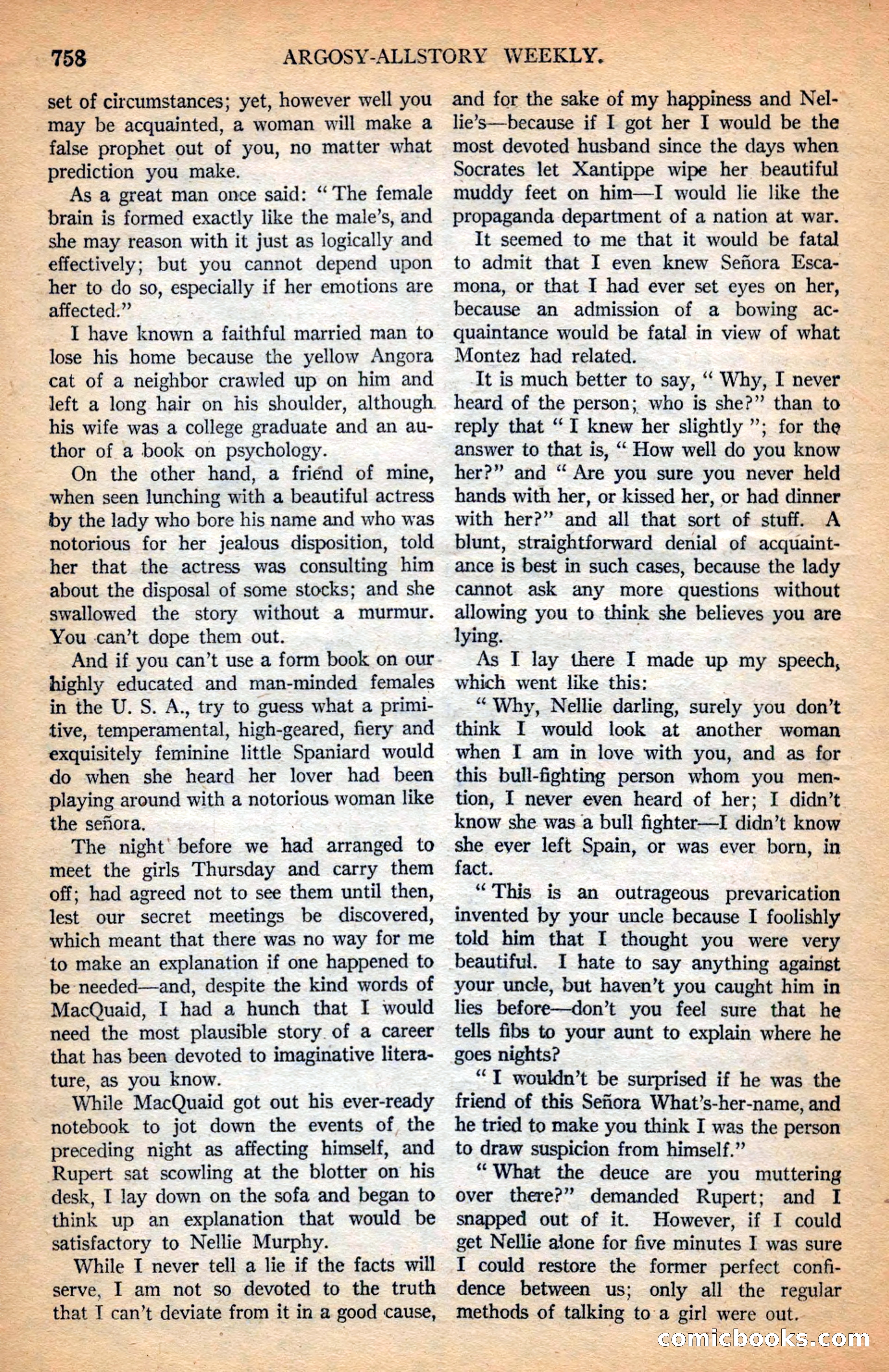 Argosy All-Story Weekly — page 120 of 164