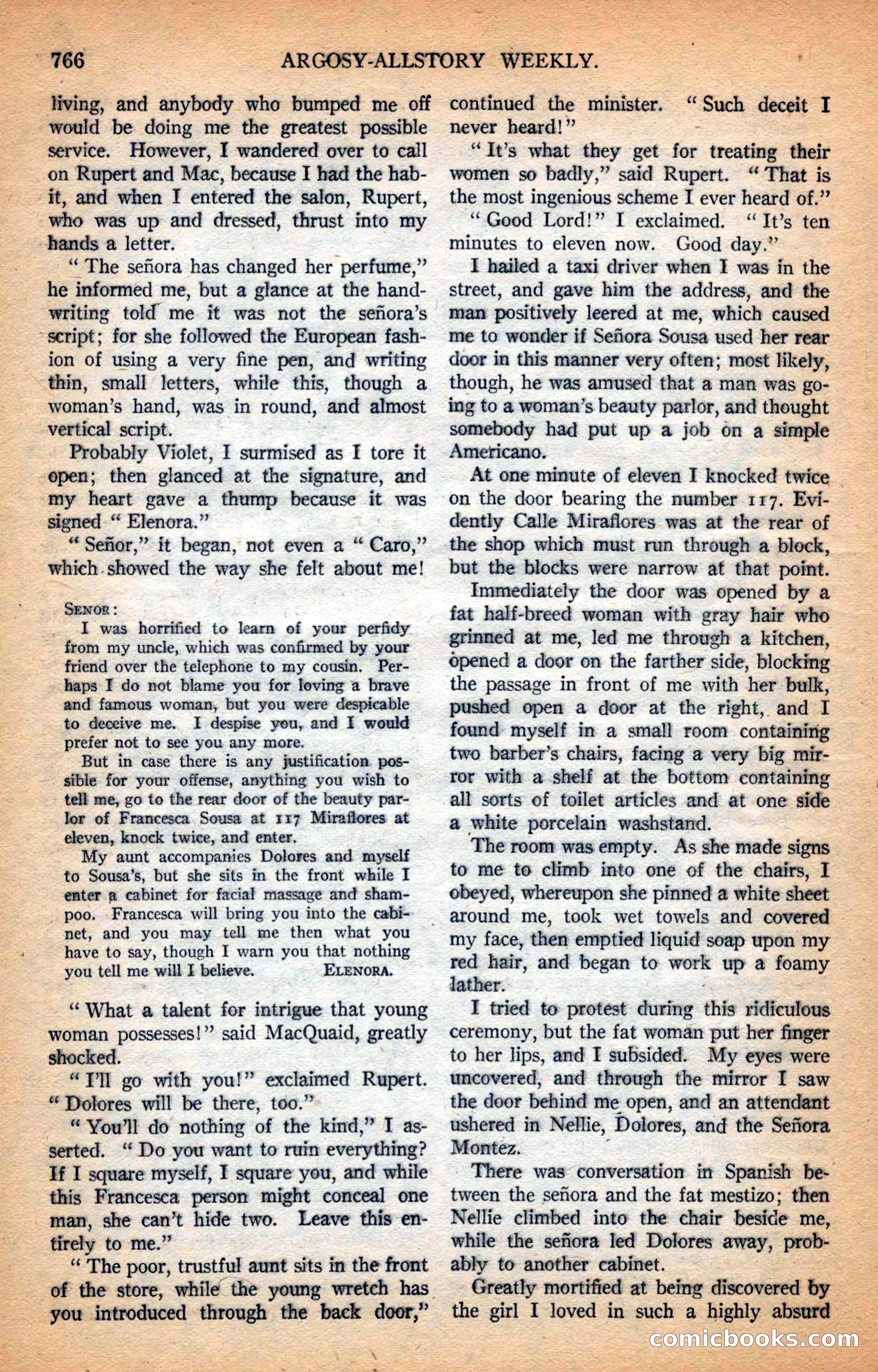 Argosy All-Story Weekly — page 128 of 164