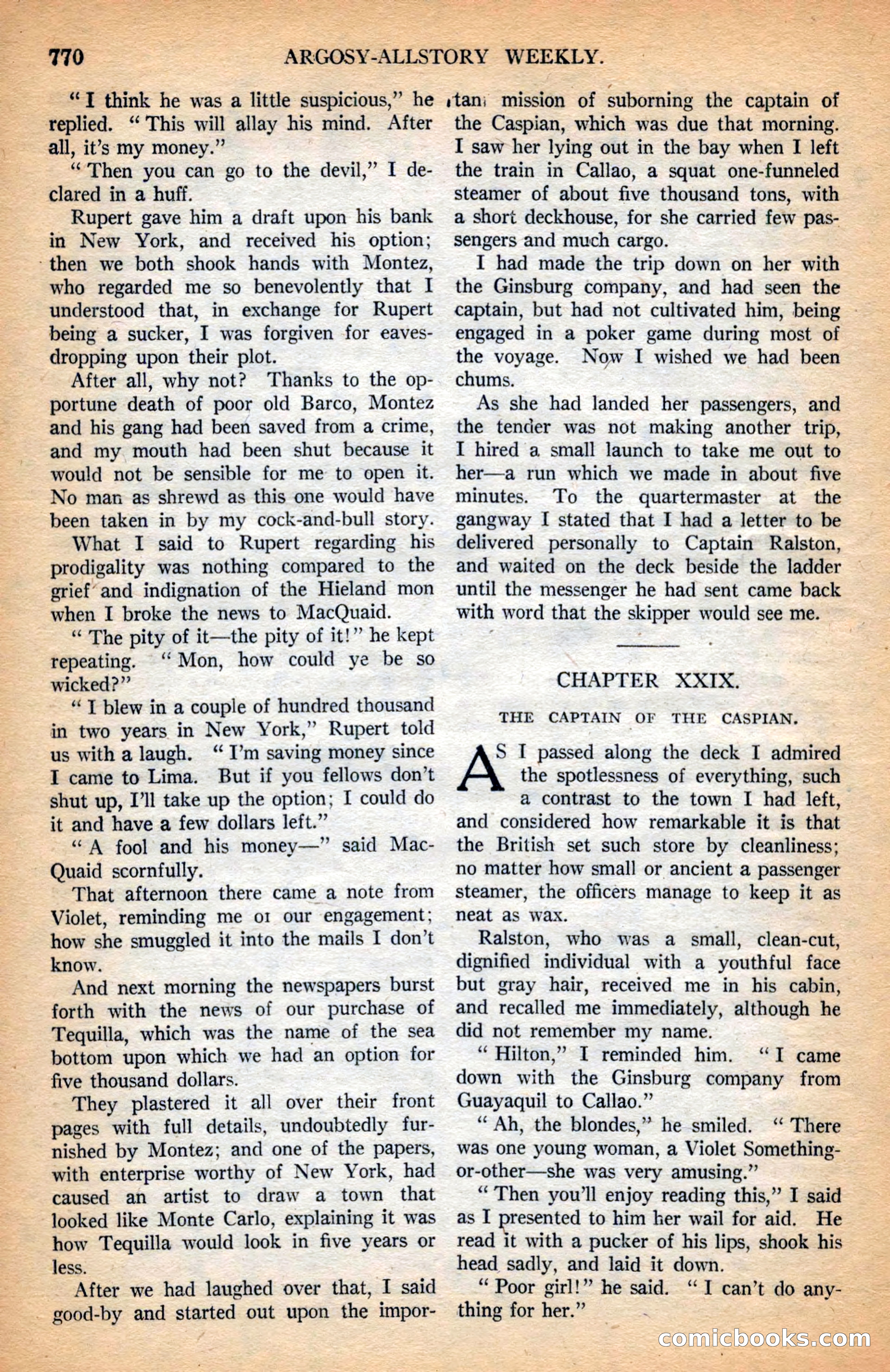 Argosy All-Story Weekly — page 132 of 164