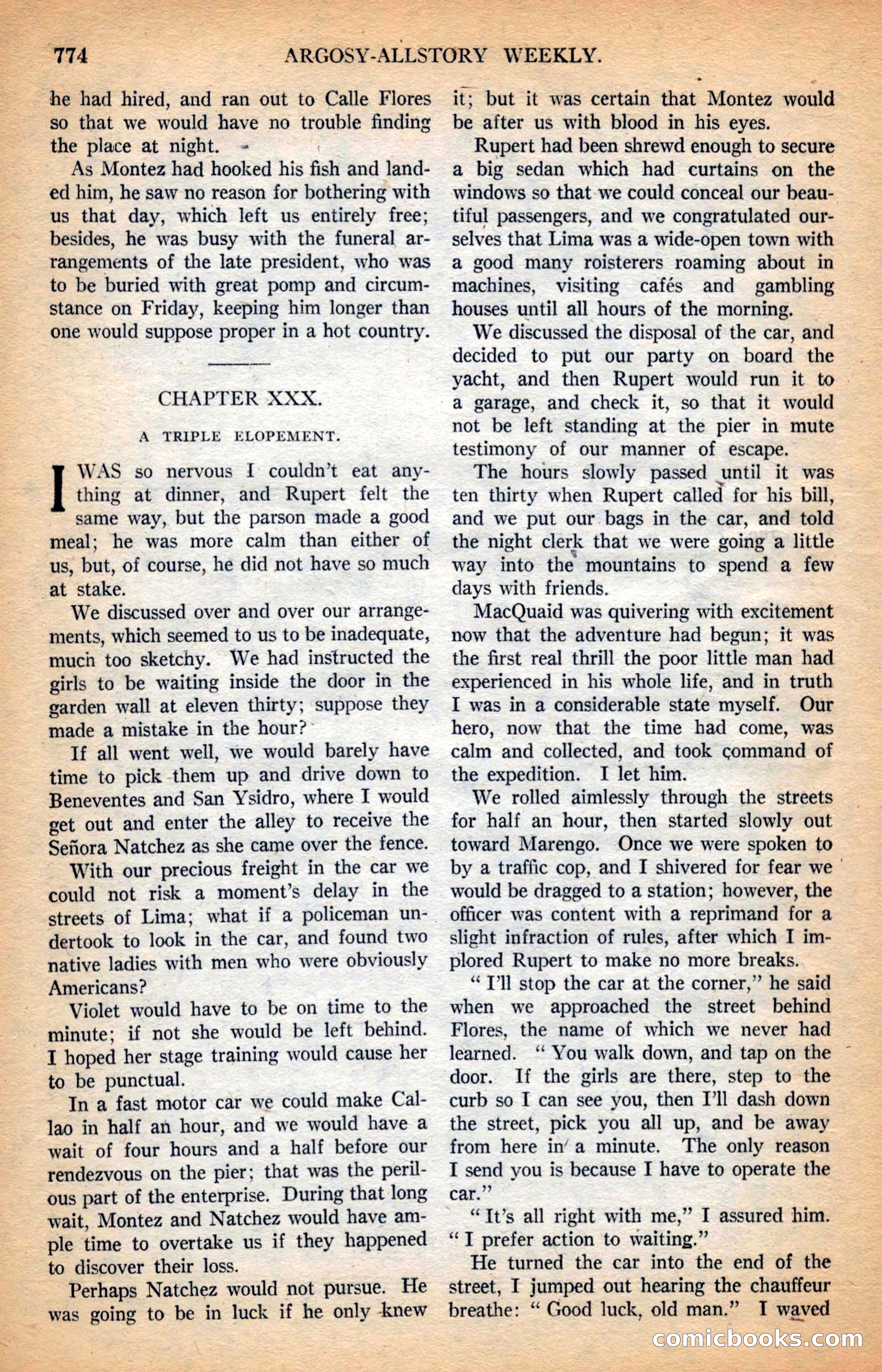 Argosy All-Story Weekly — page 136 of 164